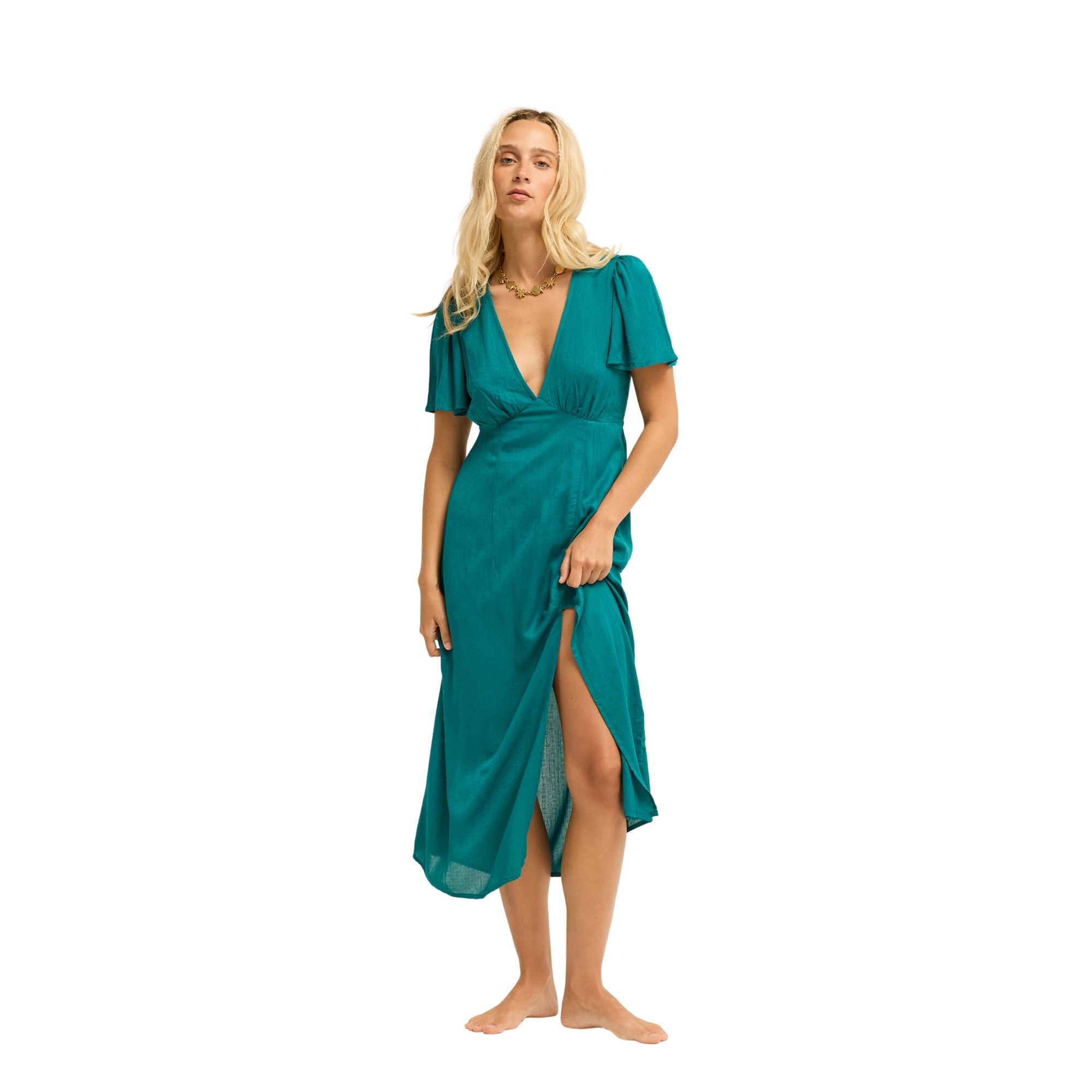Vestido de mujer Jet Set Billabong - Verde Verde-3