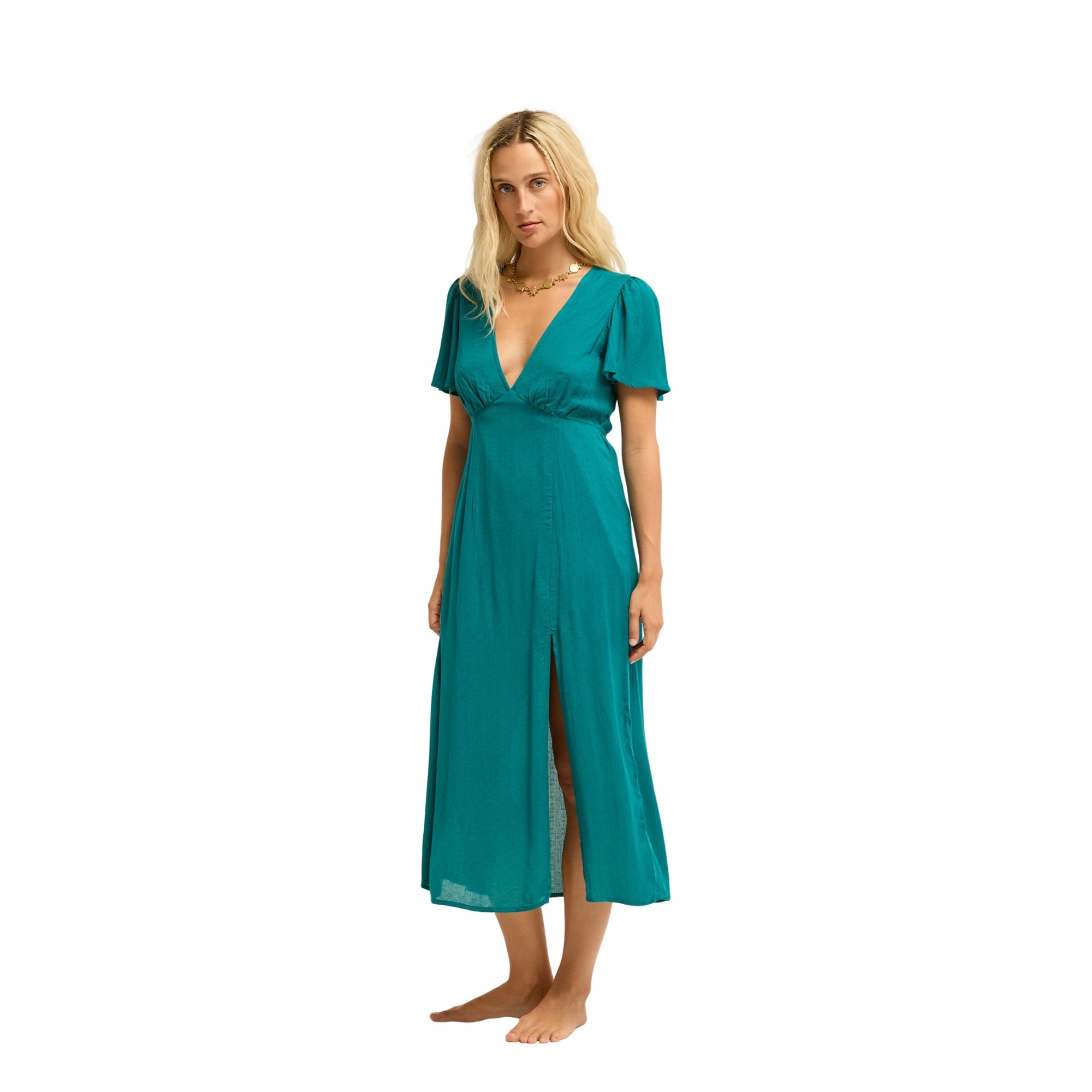 Vestido de mujer Jet Set Billabong - Verde Verde-4