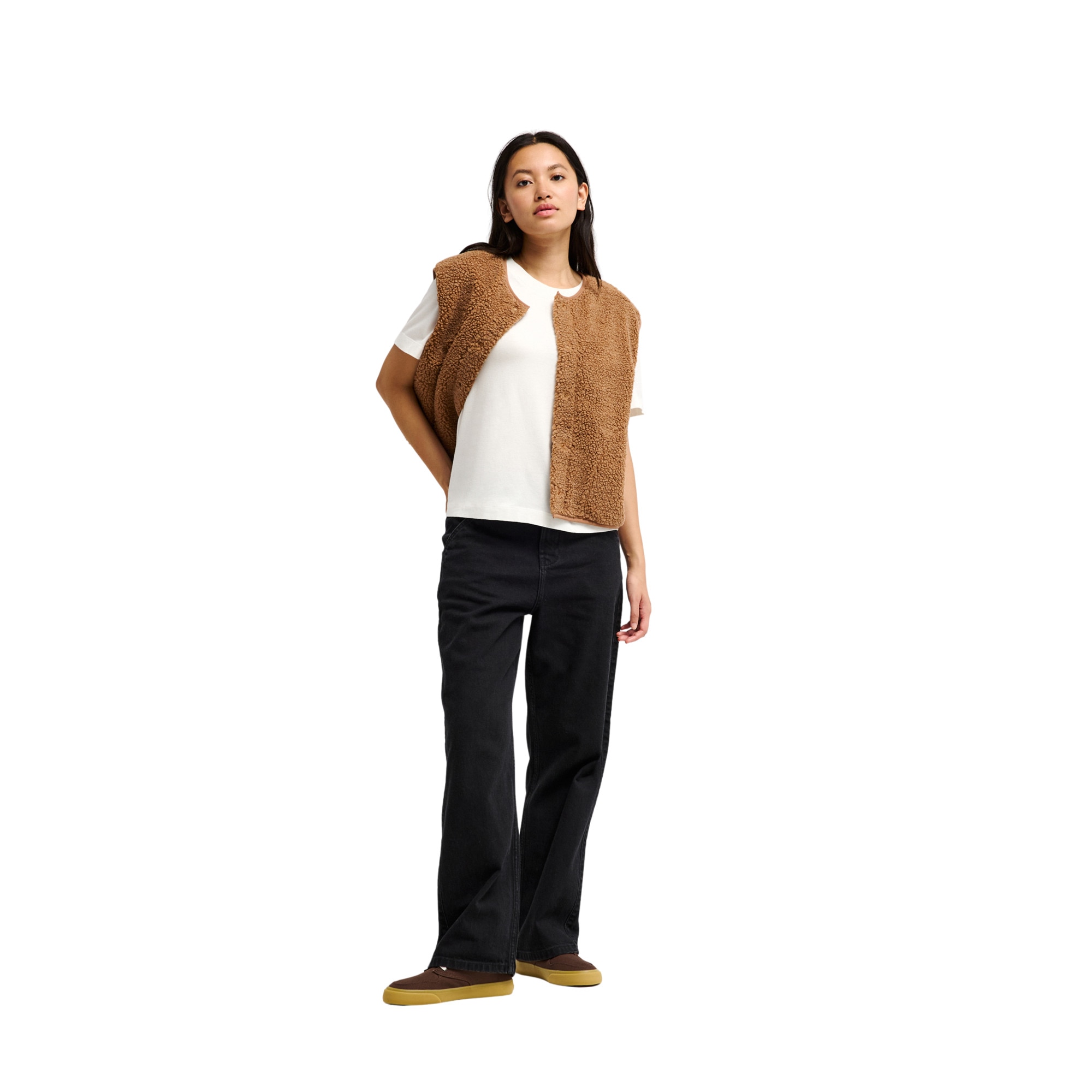 Vaquero de corte normal de mujer QSW Regular Denim Quiksilver - Negro Negro-5