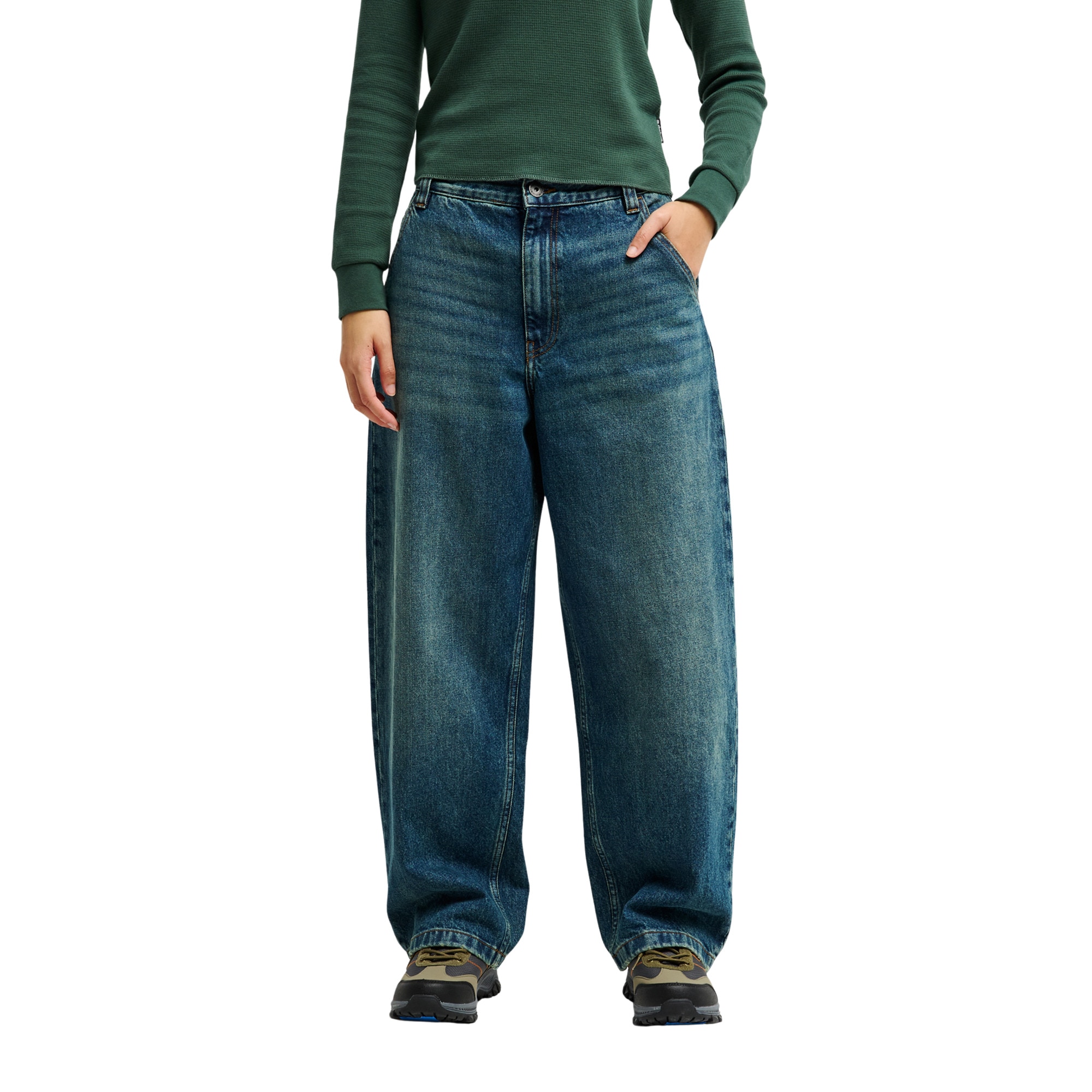 Imagen 0 de Vaquero de corte skate de mujer QSW Skate Denim Quiksilver Azul