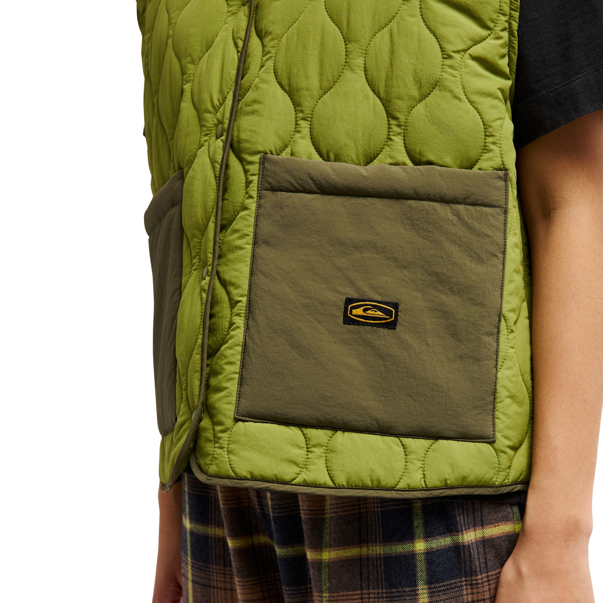 Chaleco acolchado de mujer Kalong Quiksilver - Verde Verde-3