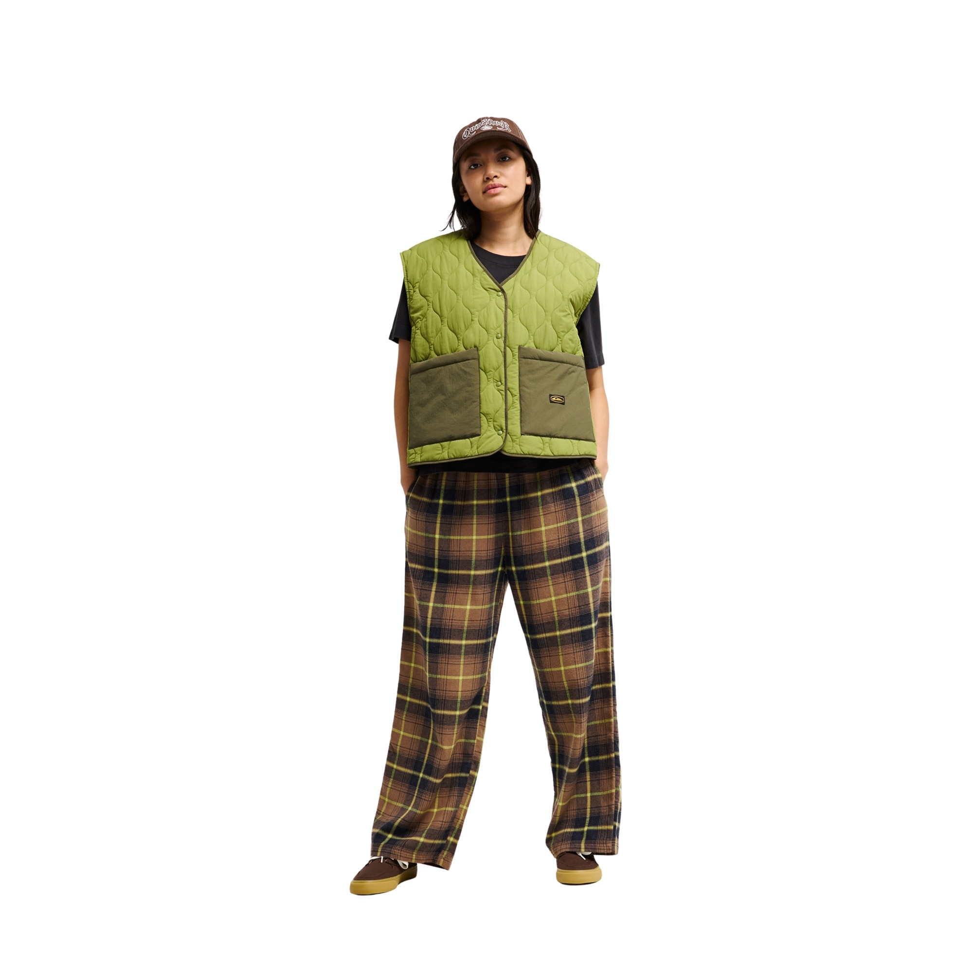 Chaleco acolchado de mujer Kalong Quiksilver - Verde Verde-4