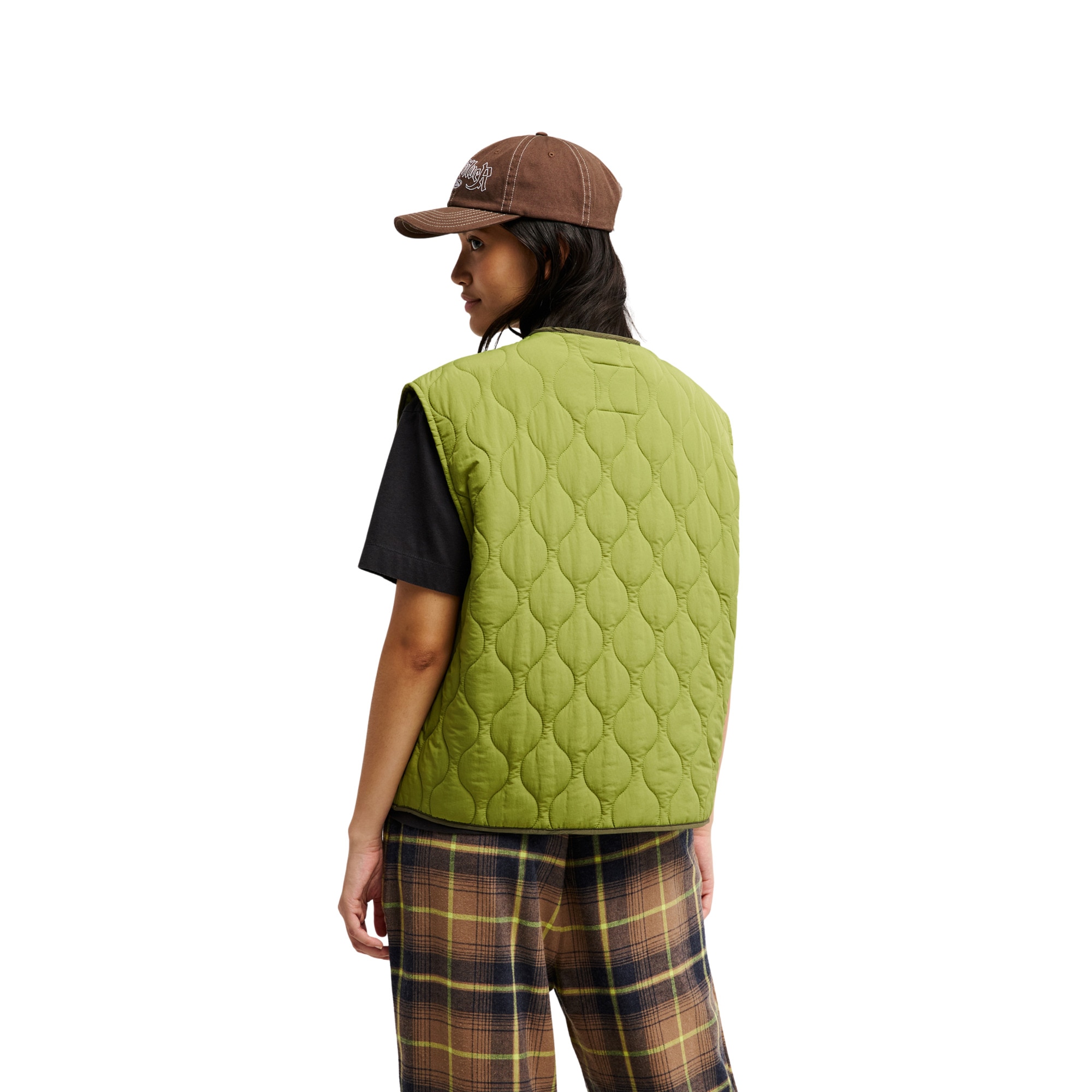 Chaleco acolchado de mujer Kalong Quiksilver - Verde Verde-5