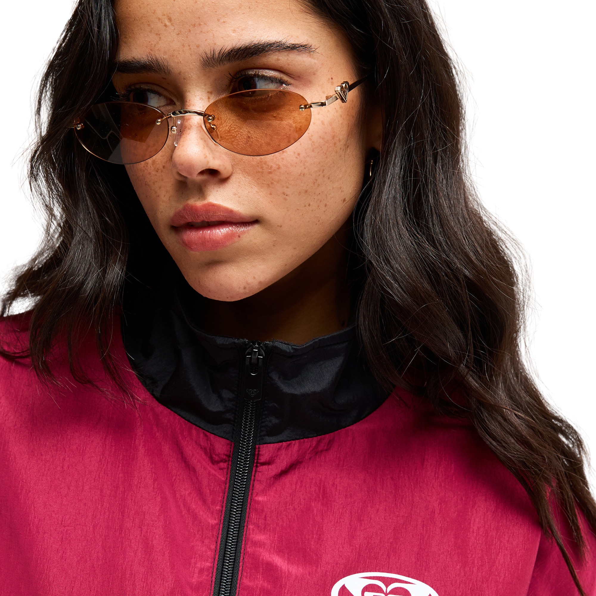 Chaqueta de mujer Echo Tide Roxy - Rojo Rojo-4