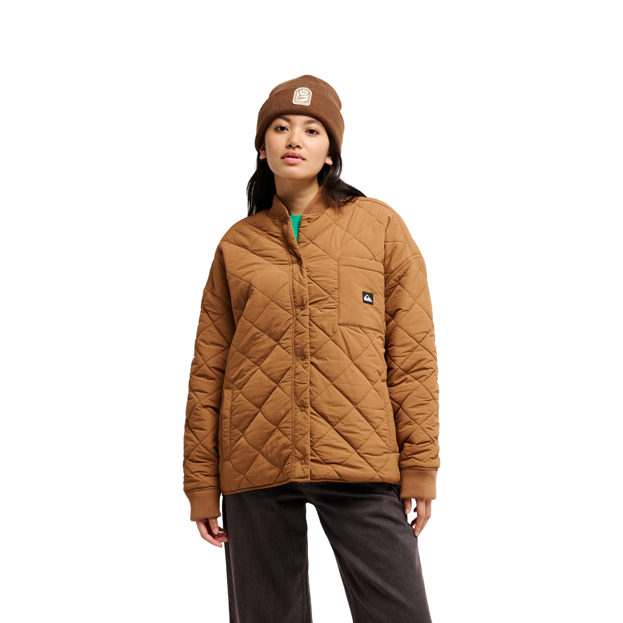 Imagen 1 de Chaqueta de mujer Shining Quilted Quiksilver - Marrón Marrón