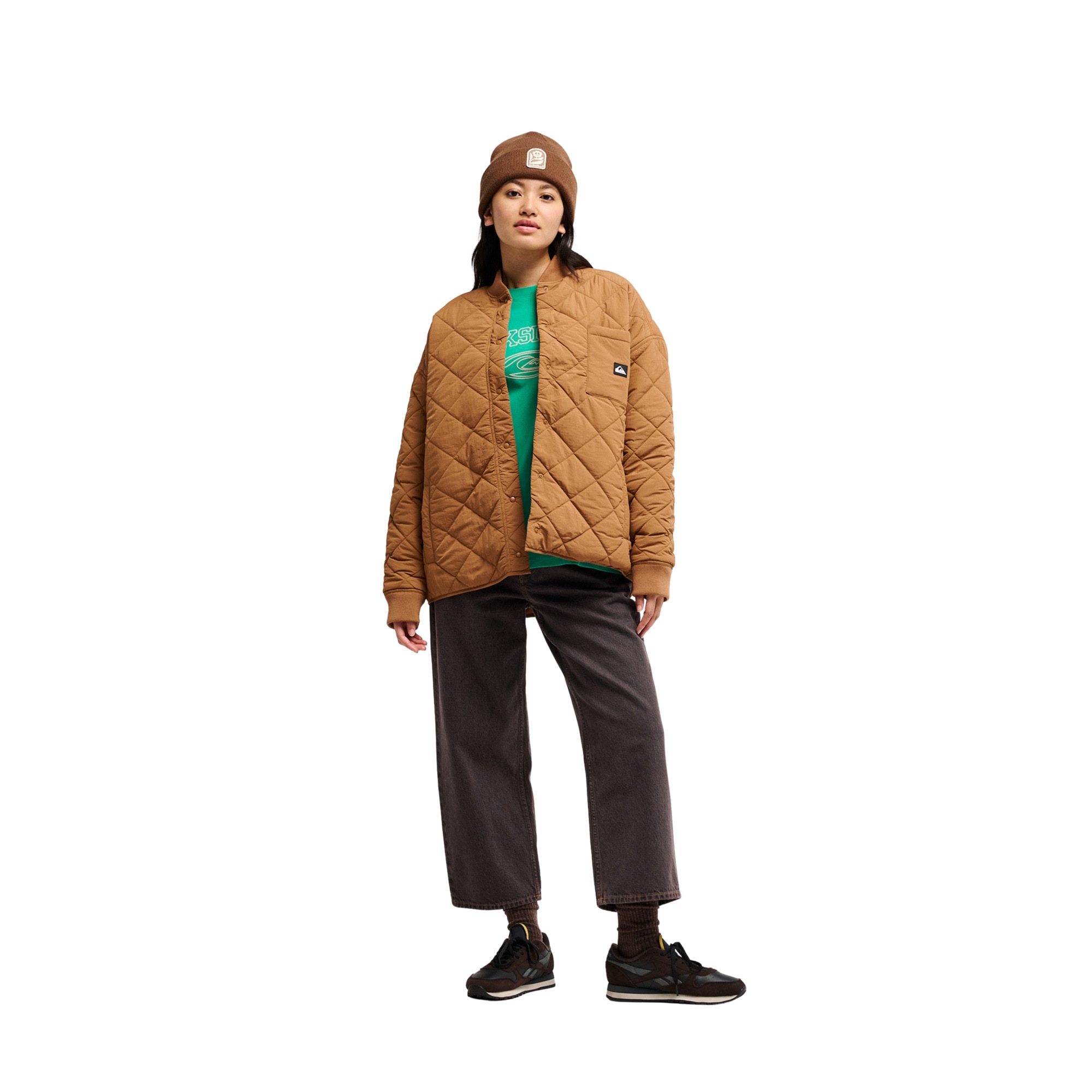 Imagen 5 de Chaqueta de mujer Shining Quilted Quiksilver - Marrón Marrón
