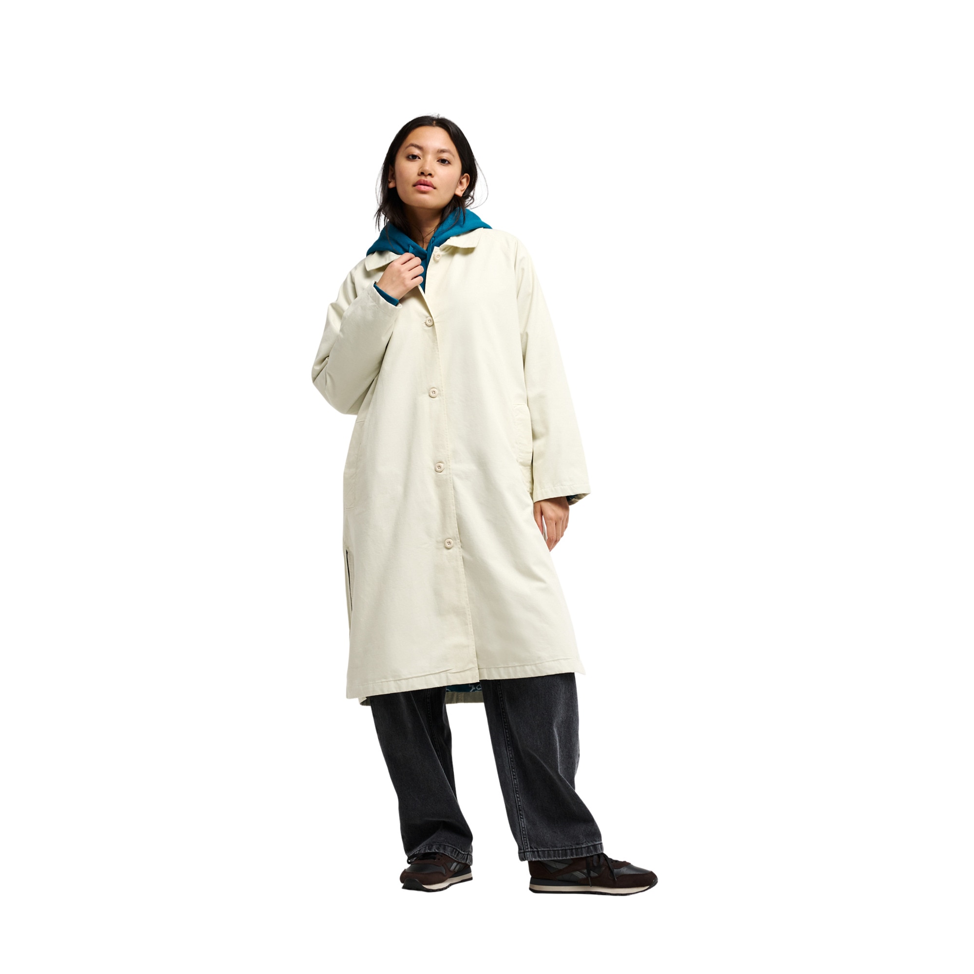 Imagen 0 de Chaqueta de mujer Manhattan Trench Quiksilver Marrón