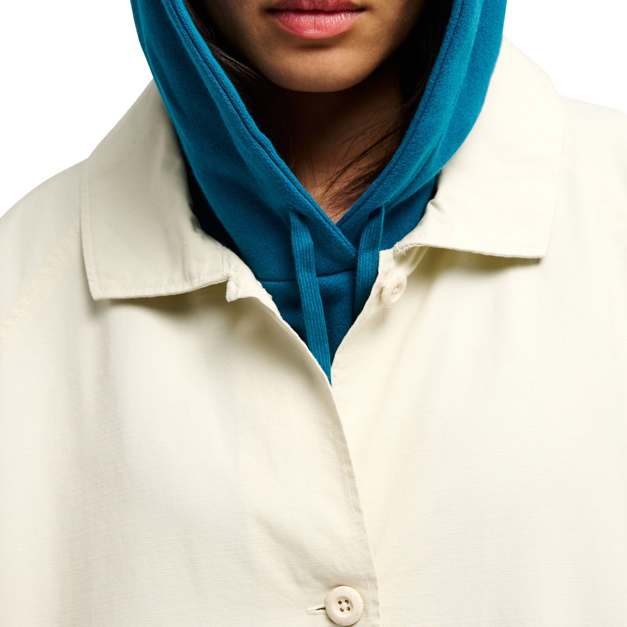 Chaqueta de mujer Manhattan Trench Quiksilver - Marrón Marrón-4