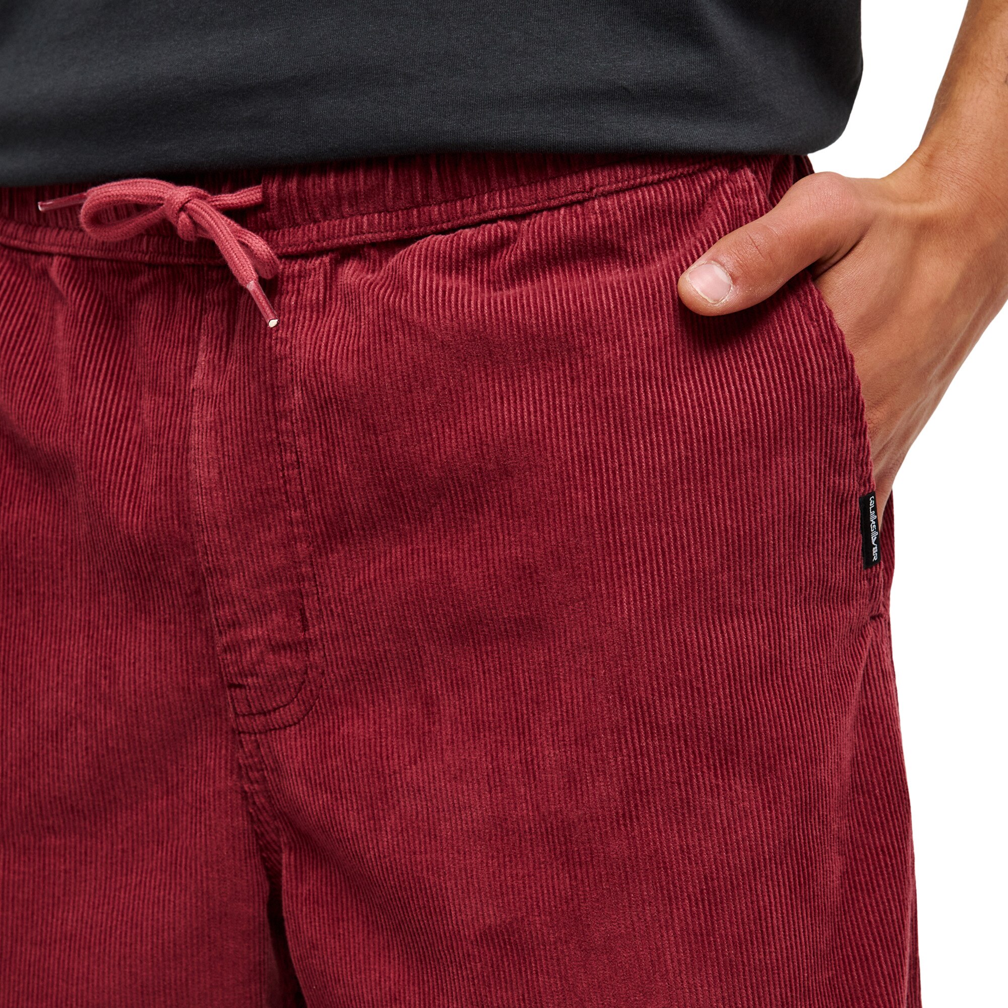 Pantalón de hombre Taxer Regular Cord Quiksilver - Rojo cereza Rojo cereza-4