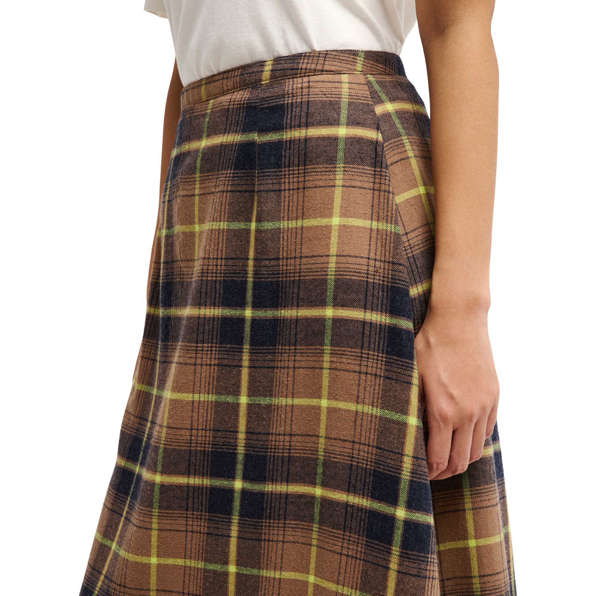 Imagen 4 de Falda larga de mujer Lomond Skirt Quiksilver - Marrón Marrón