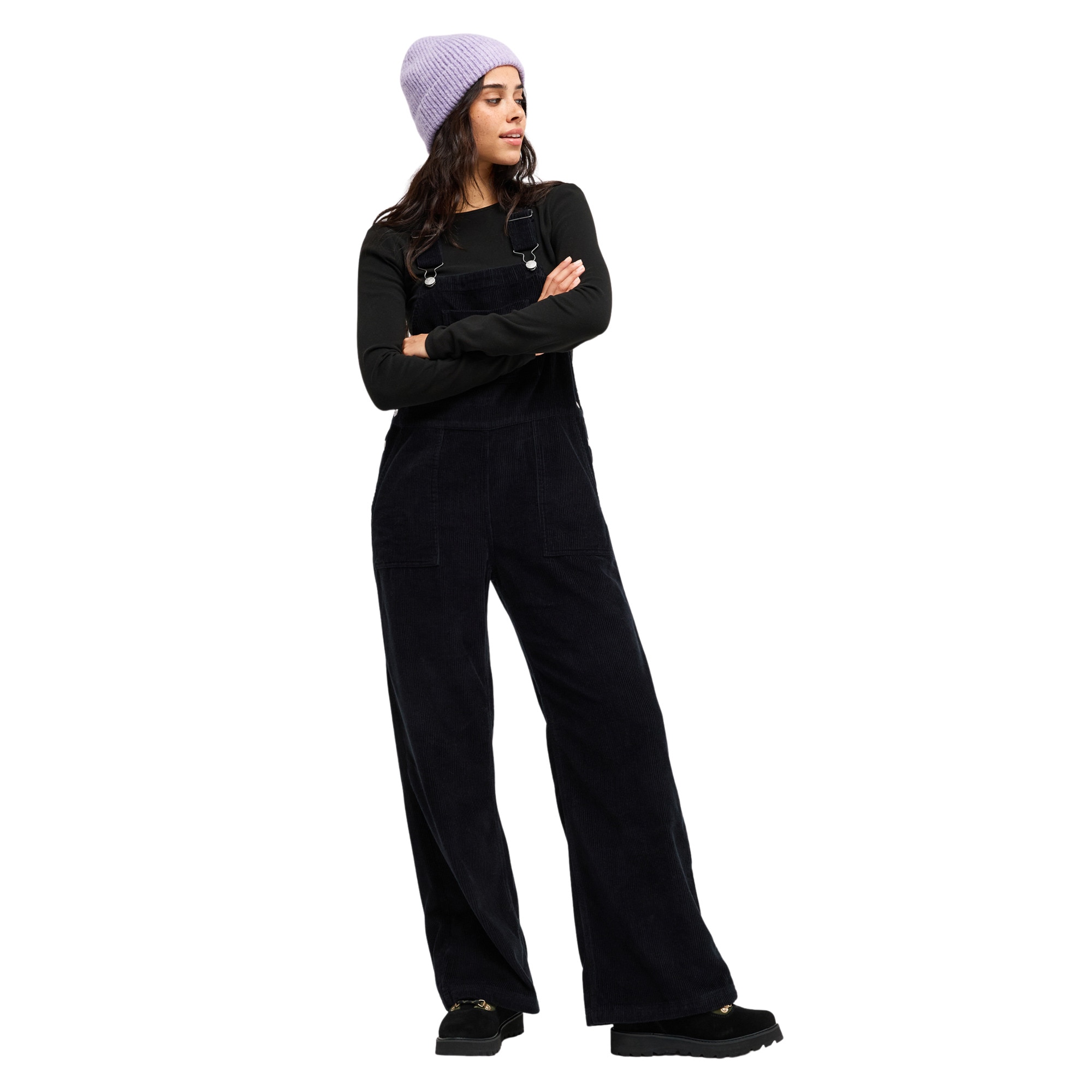 Imagen 0 de Peto de pana de mujer Trailblazer Overall Roxy Negro
