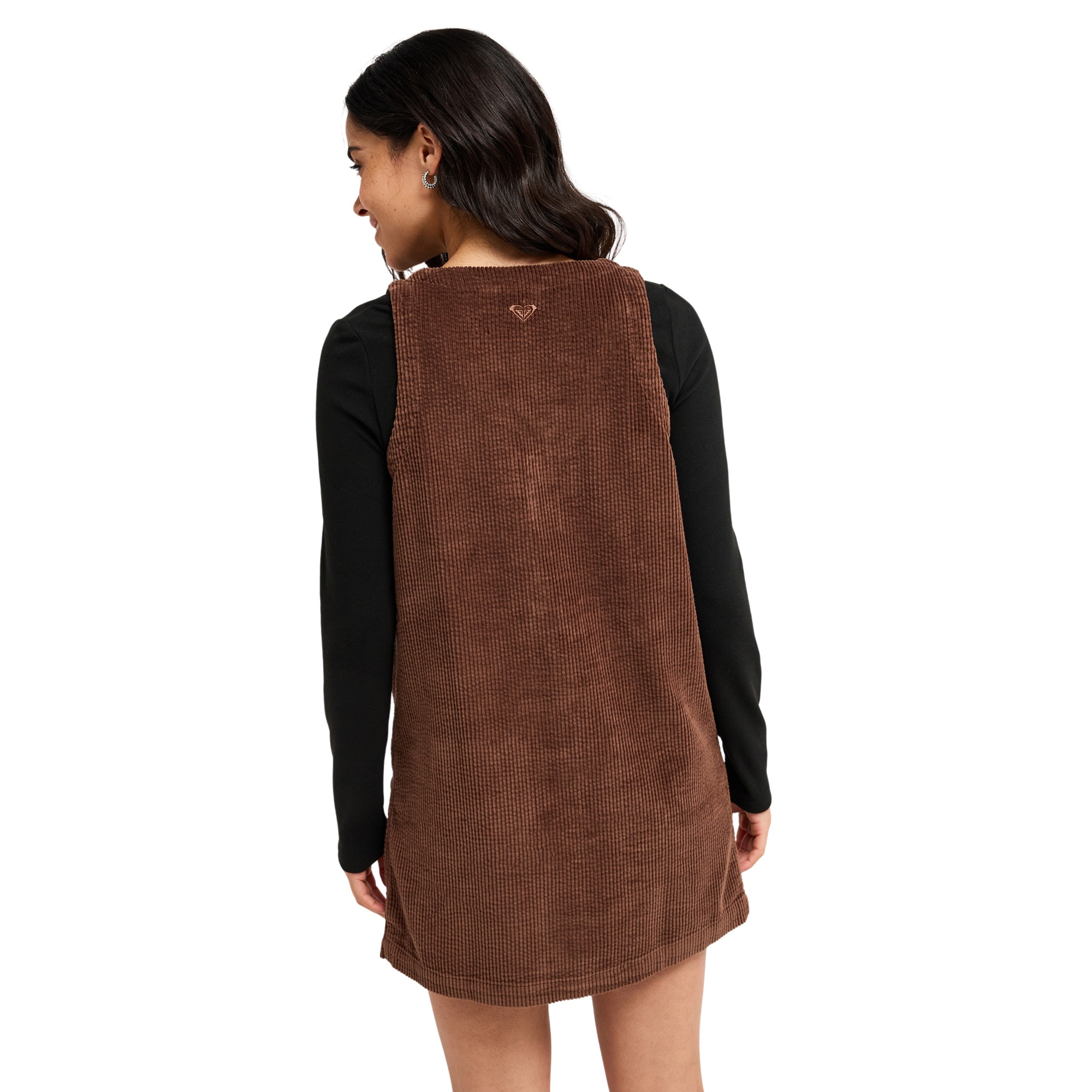 Imagen 2 de Minivestido sin mangas con cuello en V de mujer Wild Tide Roxy - Marrón Marrón