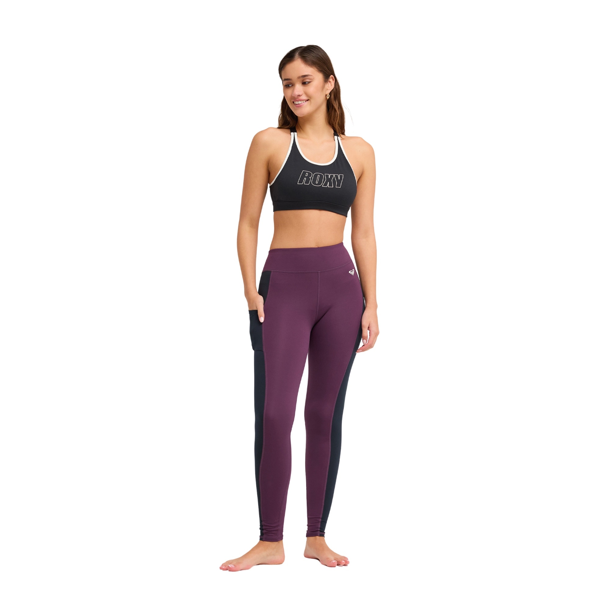 Leggins deportivos de mujer Boundless Spirit Roxy - Negro Negro-1