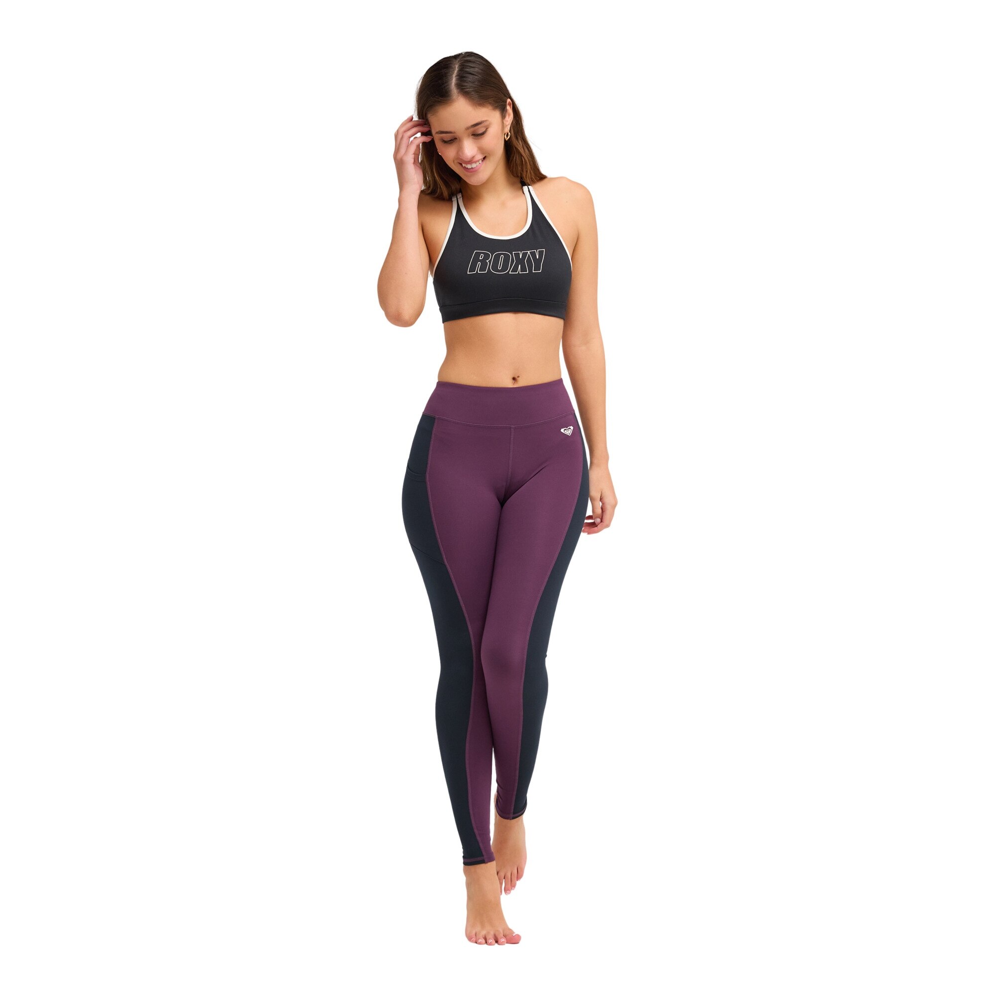 Leggins deportivos de mujer Boundless Spirit Roxy - Negro Negro-5