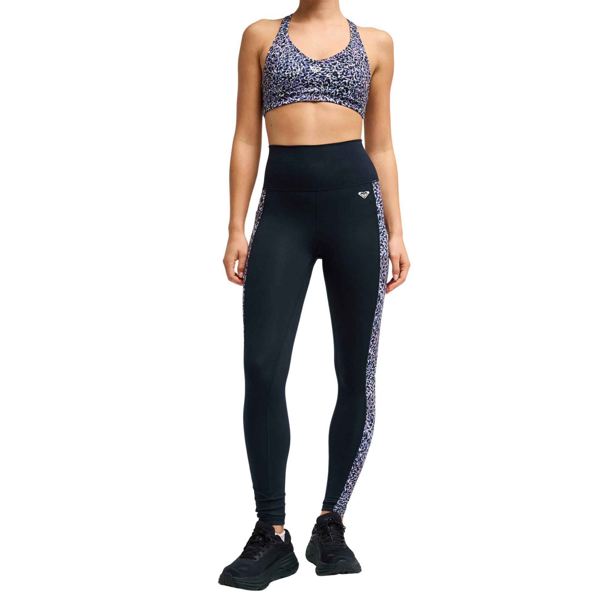 Roxy Leggins para Entrenar de mujer Heart Into It Negro