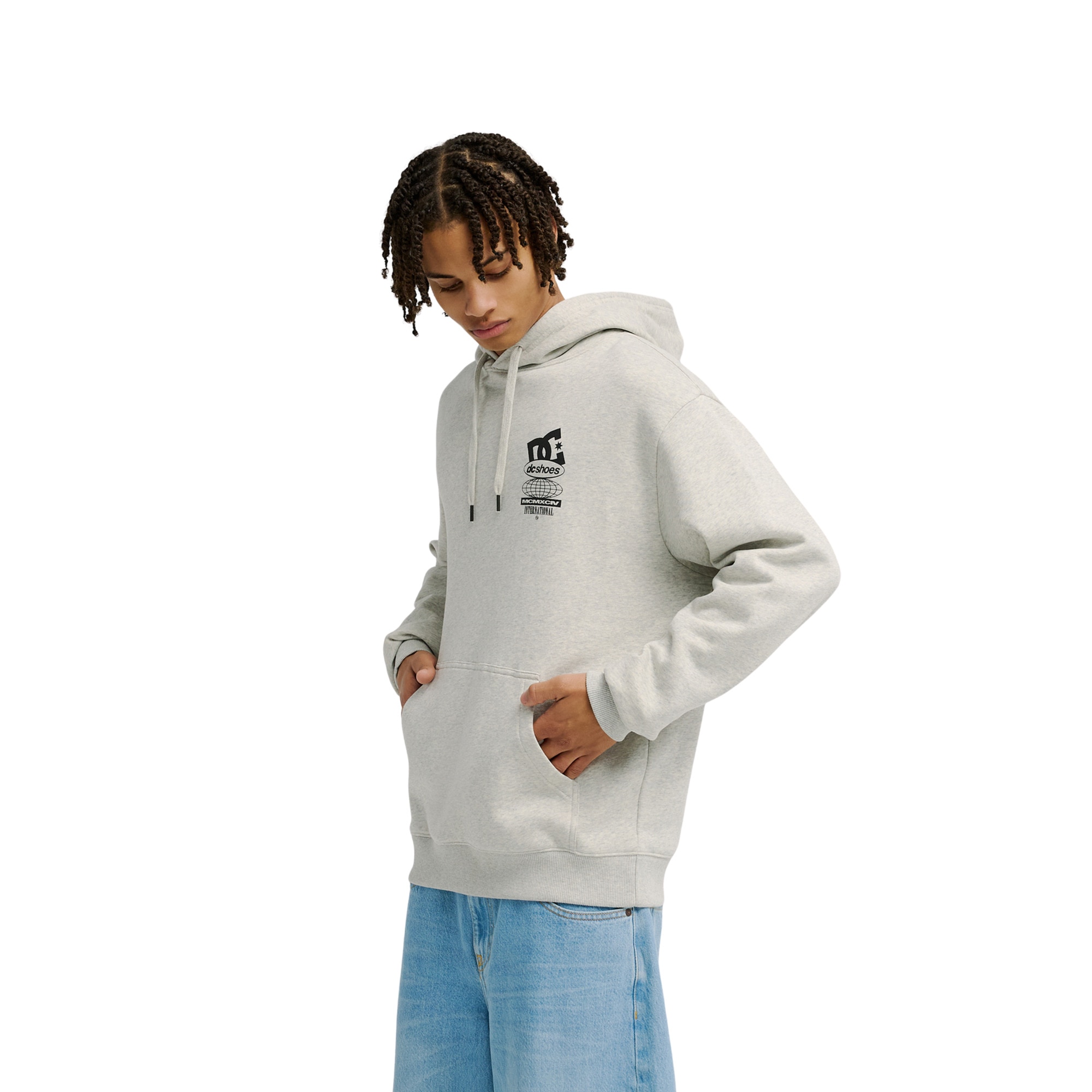 Imagen 3 de Sudadera de hombre DC Sport Stack DC Shoes - Gris claro Gris claro