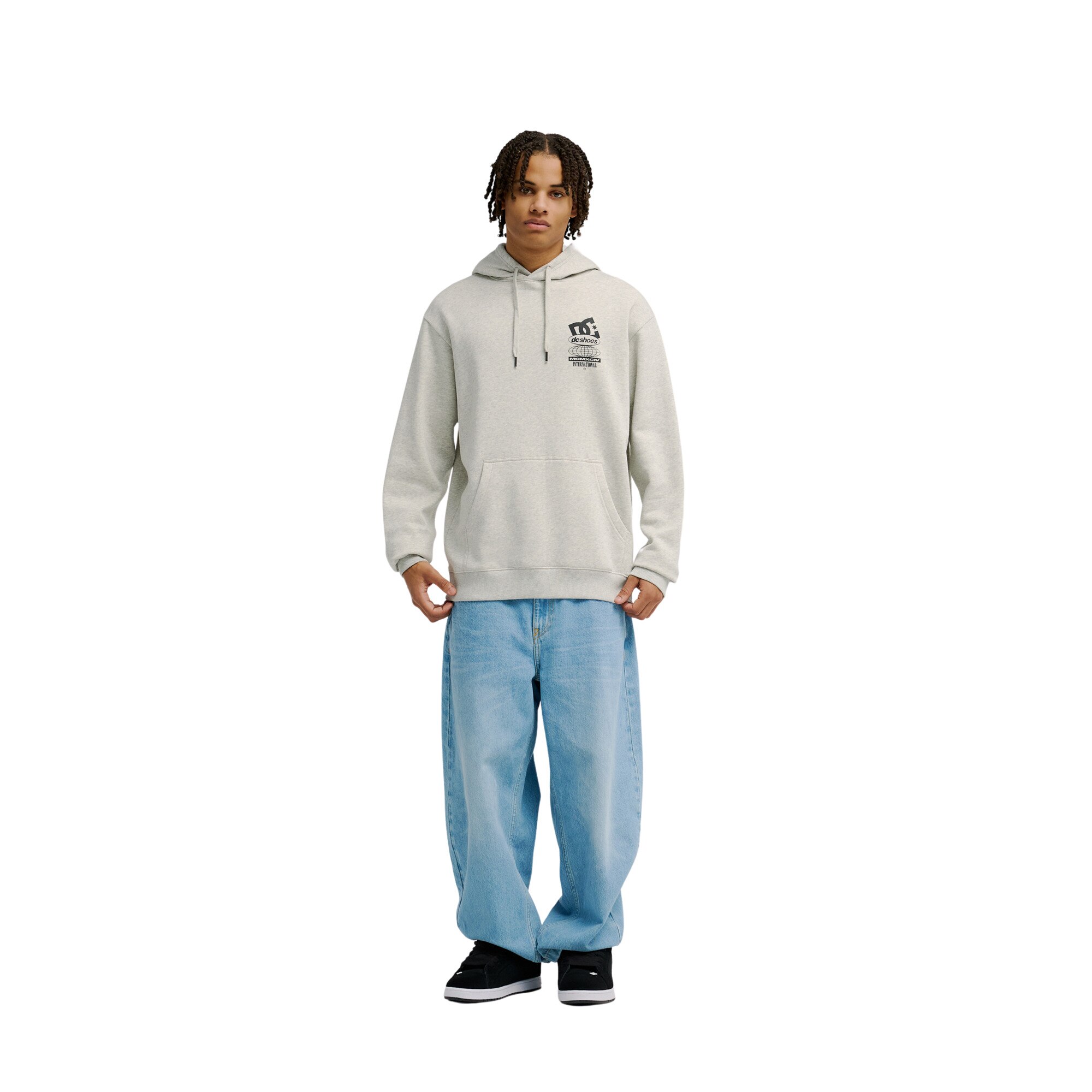 Imagen 4 de Sudadera de hombre DC Sport Stack DC Shoes - Gris claro Gris claro