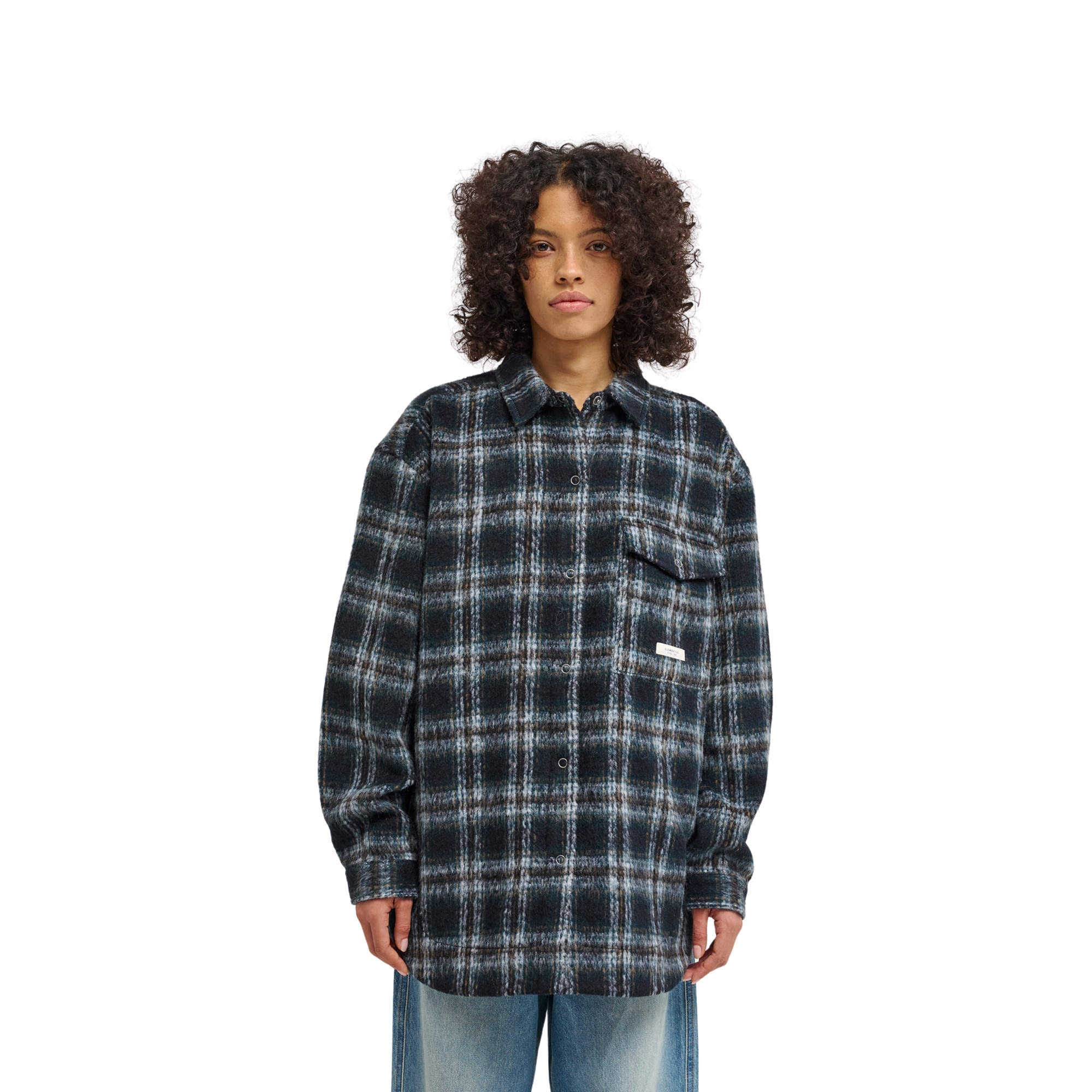 Chaqueta tipo camisa de mujer Sefton Element - Negro Negro-1