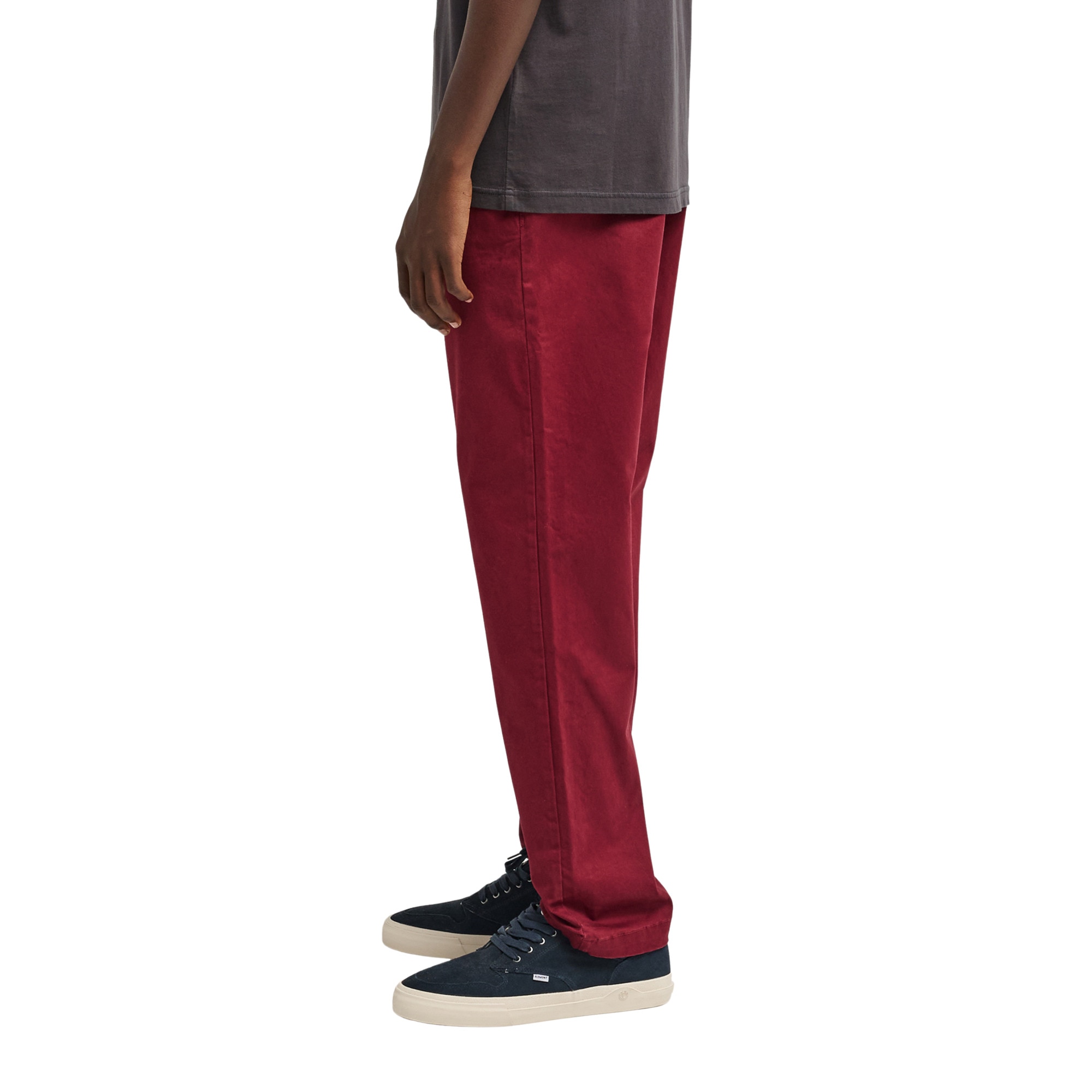 Pantalón de hombre Regular Twill Element - Rojo Rojo-3