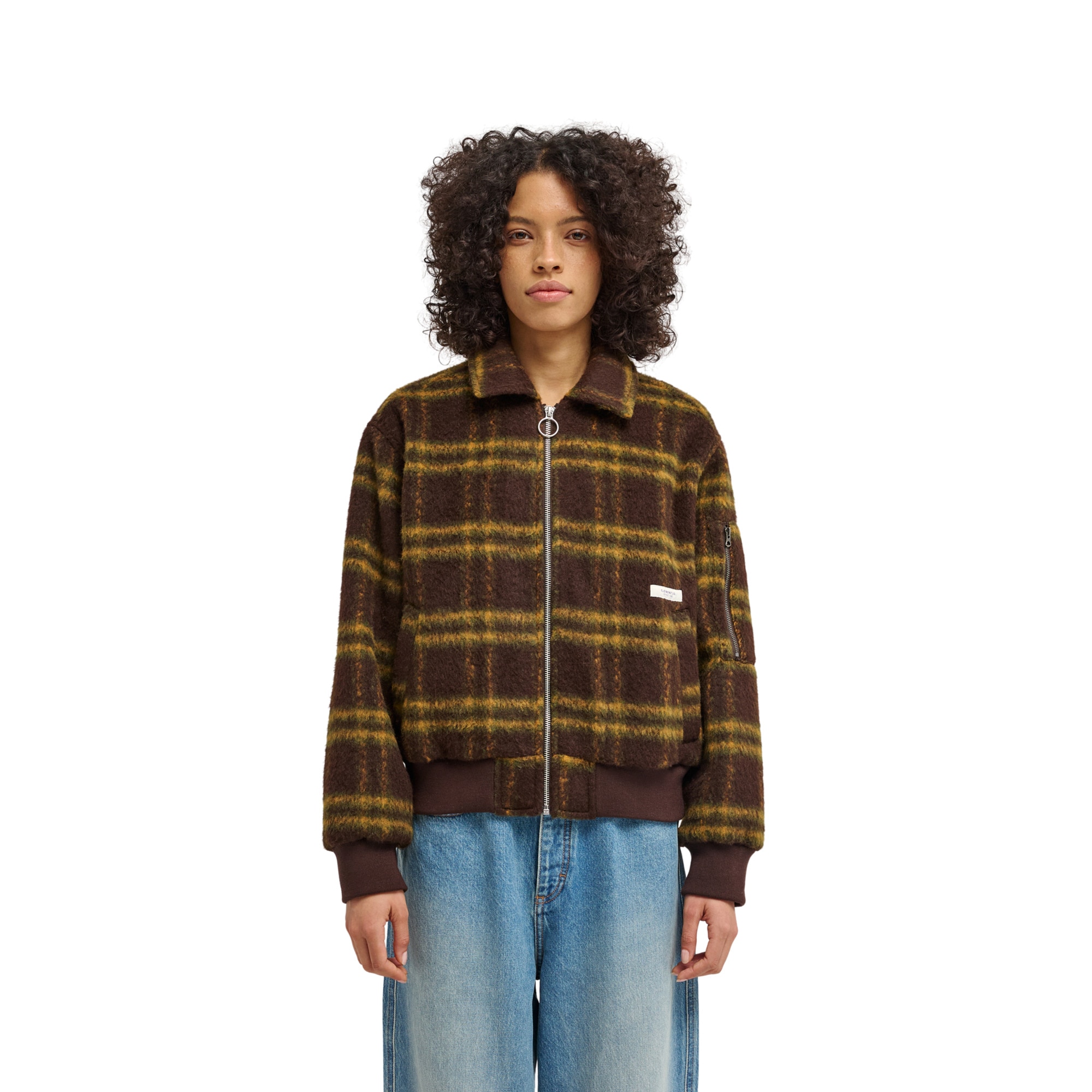Imagen 1 de Chaqueta de mujer Fuzzy Element Marrón