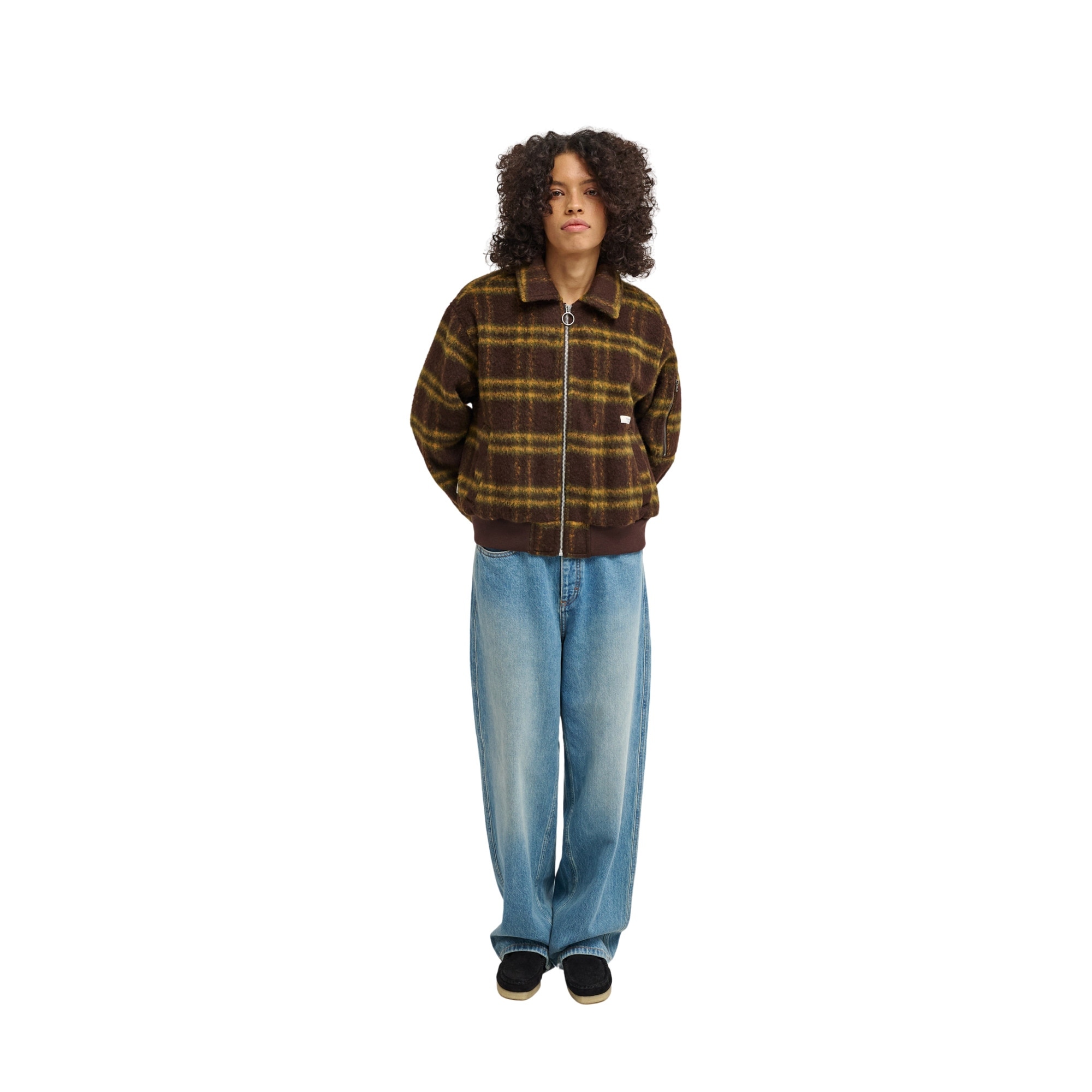 Imagen 4 de Chaqueta de mujer Fuzzy Element - Marrón Marrón