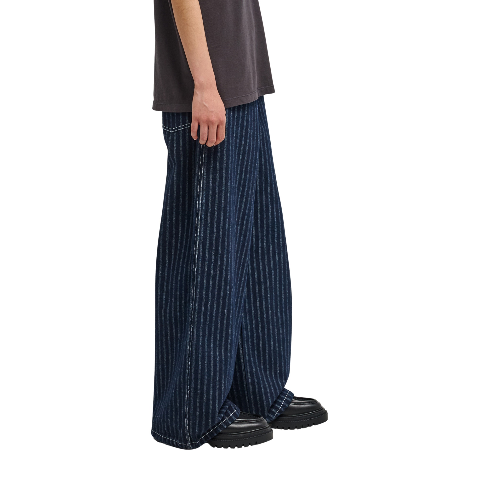 Patalón vaquero de mujer 365 Wide Herringbone Element - Negro Negro-4