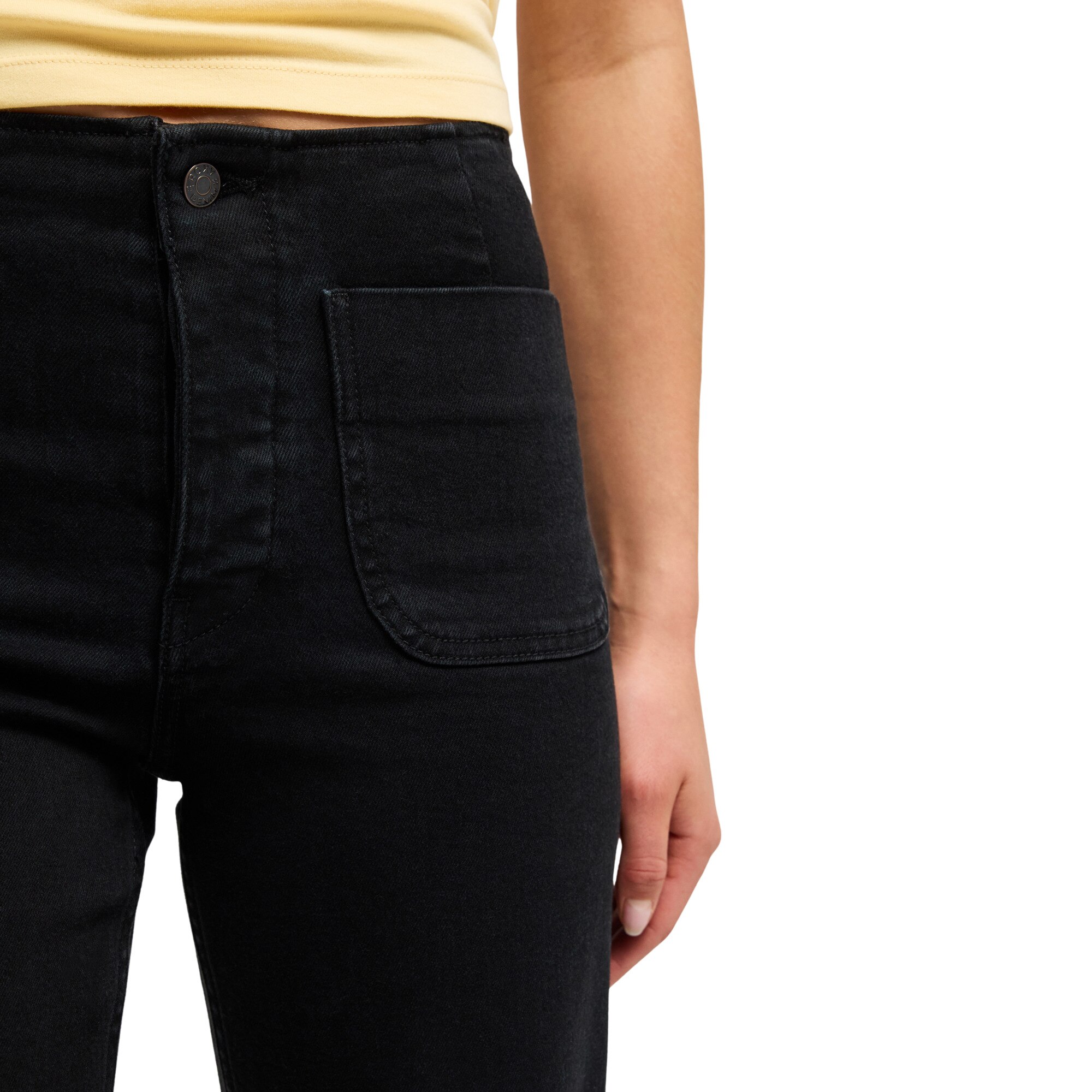 Vaquero ancho en denim de mujer Island Mood Roxy - Azul Azul-6