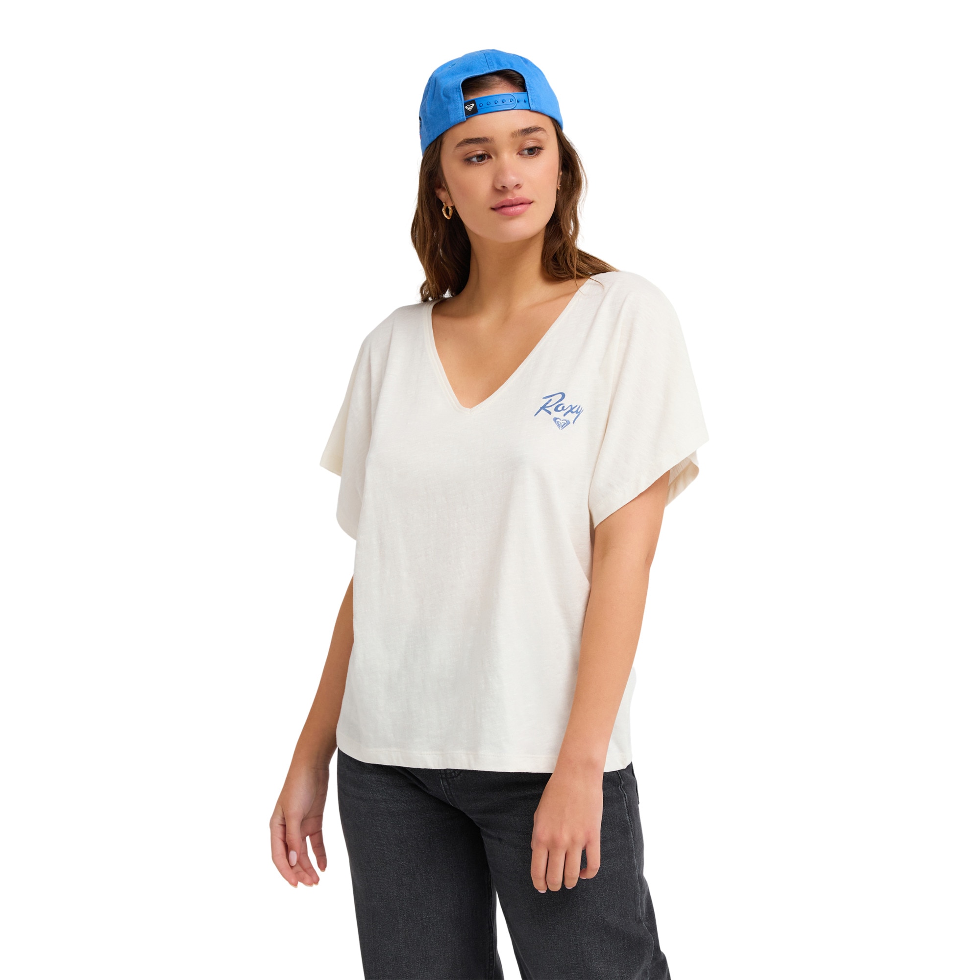 Roxy Camisetas de mujer Nightfall Blanco