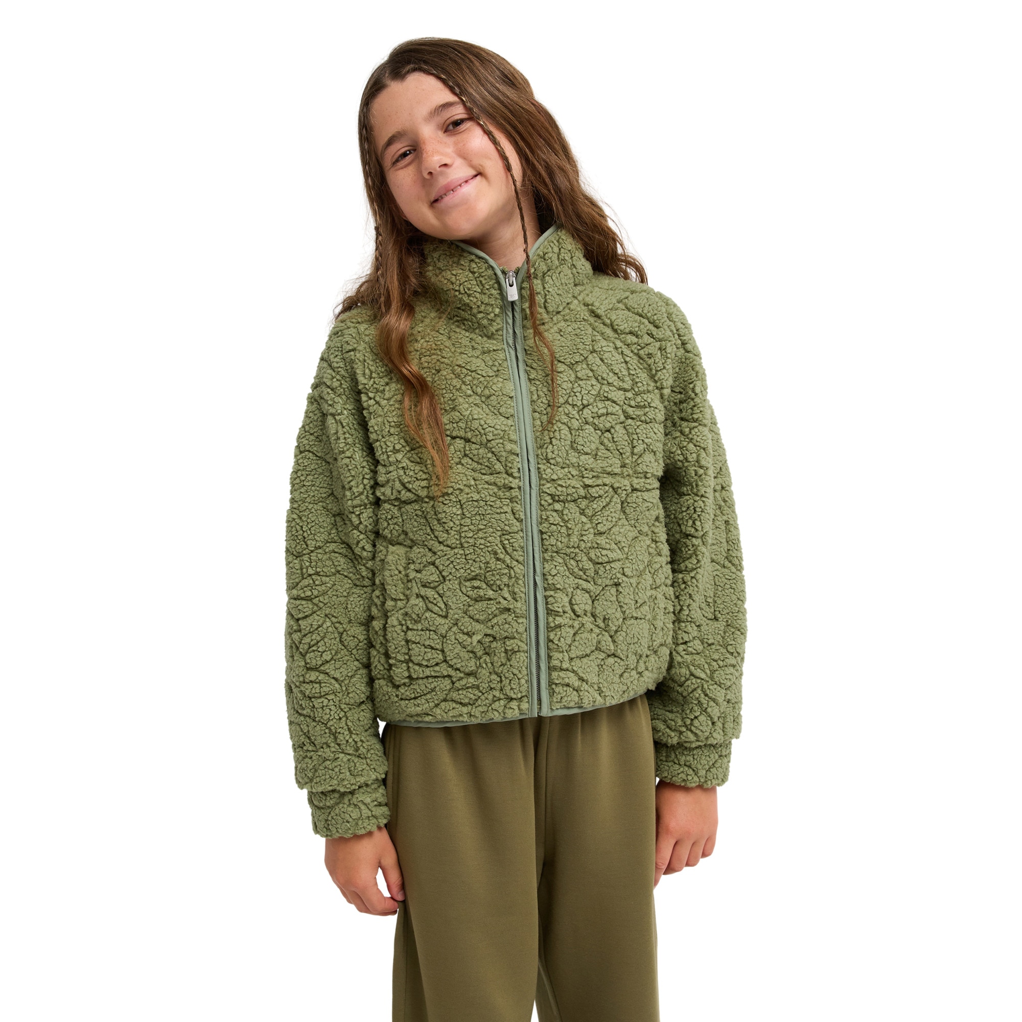 Imagen 0 de Forro polar de niños Blurry Cloud Roxy Verde