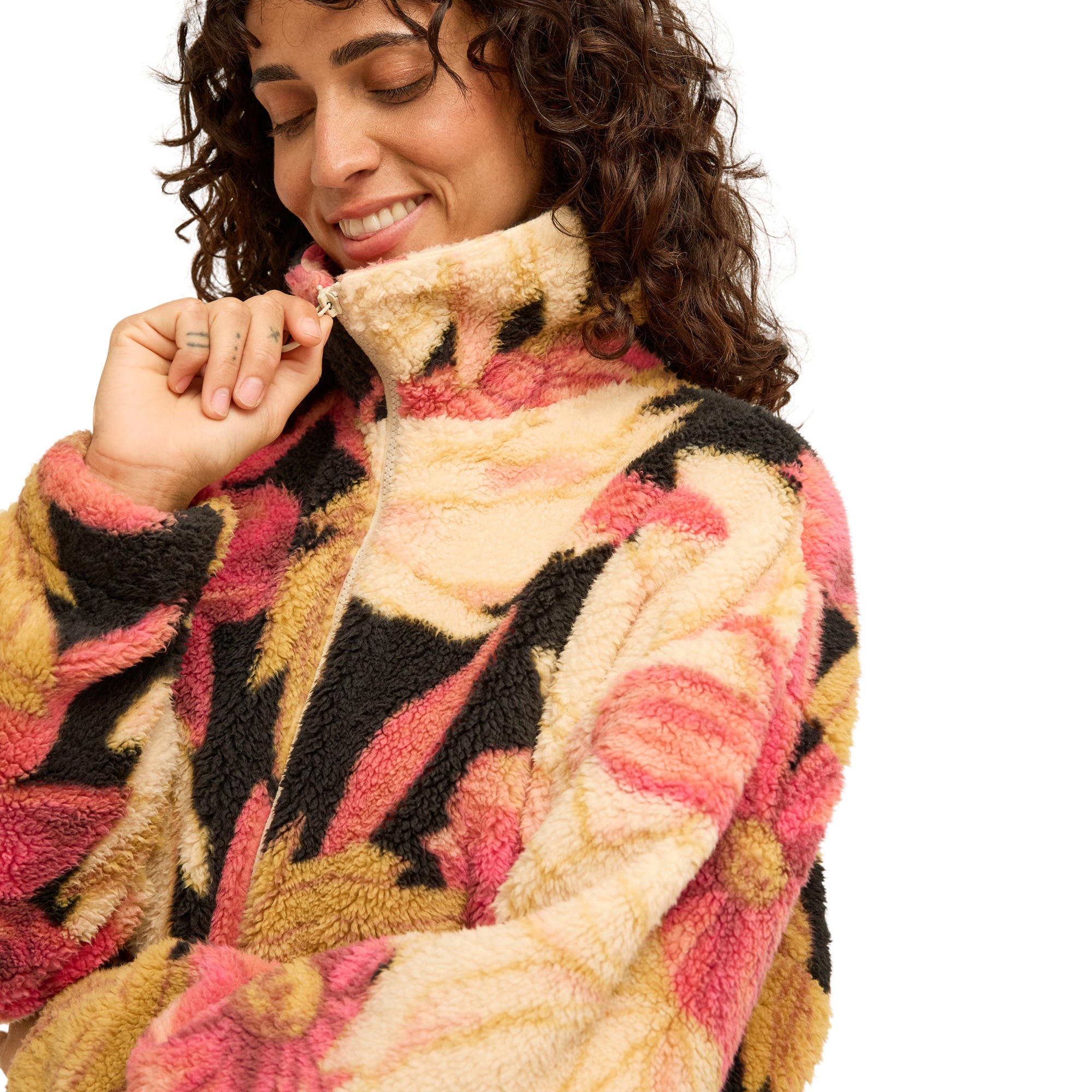 Imagen 5 de Forro polar de mujer First Light Billabong - Amarillo Amarillo
