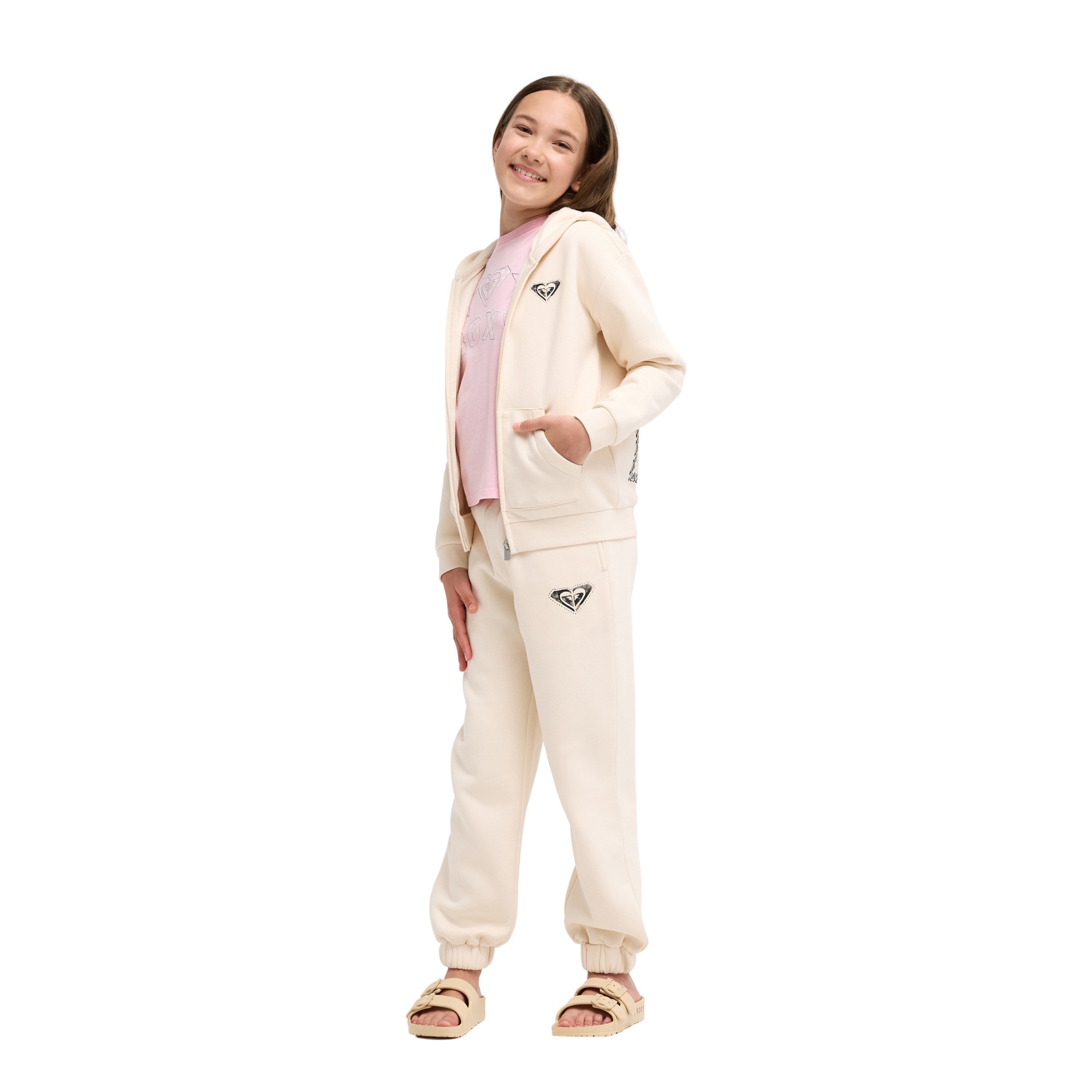 Imagen 4 de Sudadera de niños Surf Feeling Brushed Roxy - Natural Natural