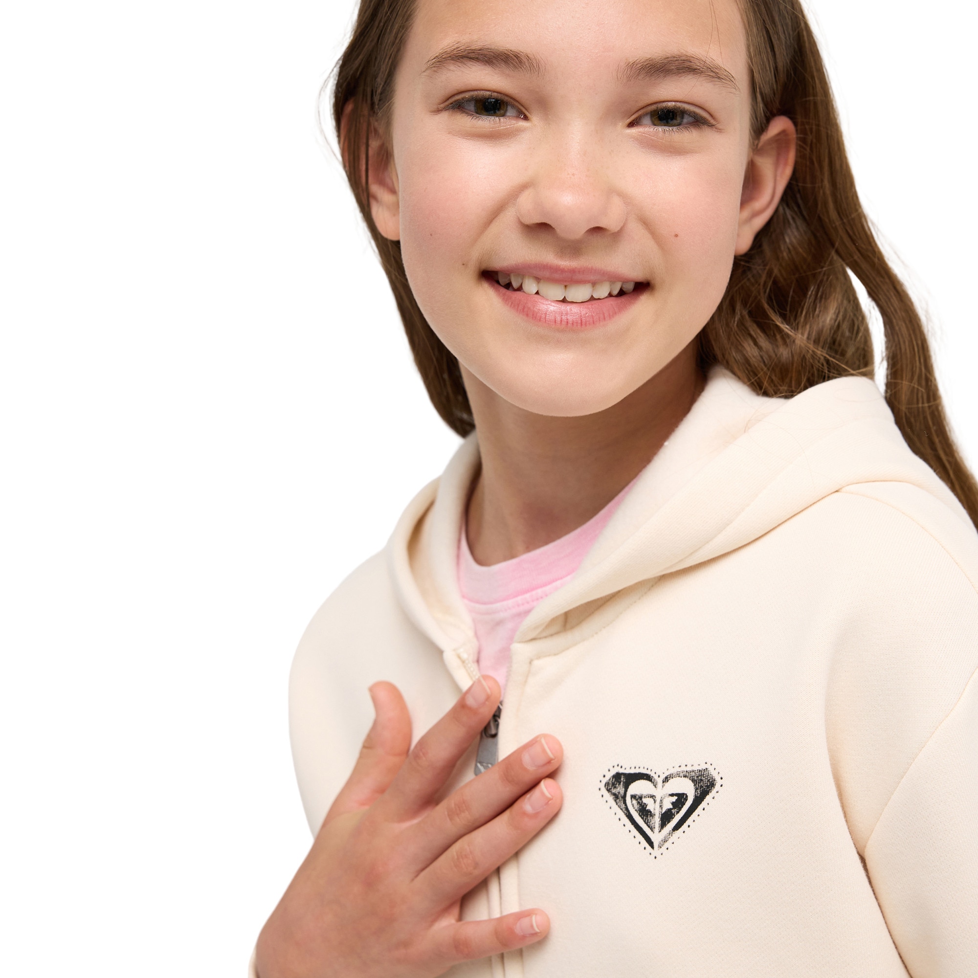 Imagen 5 de Sudadera de niños Surf Feeling Brushed Roxy - Natural Natural
