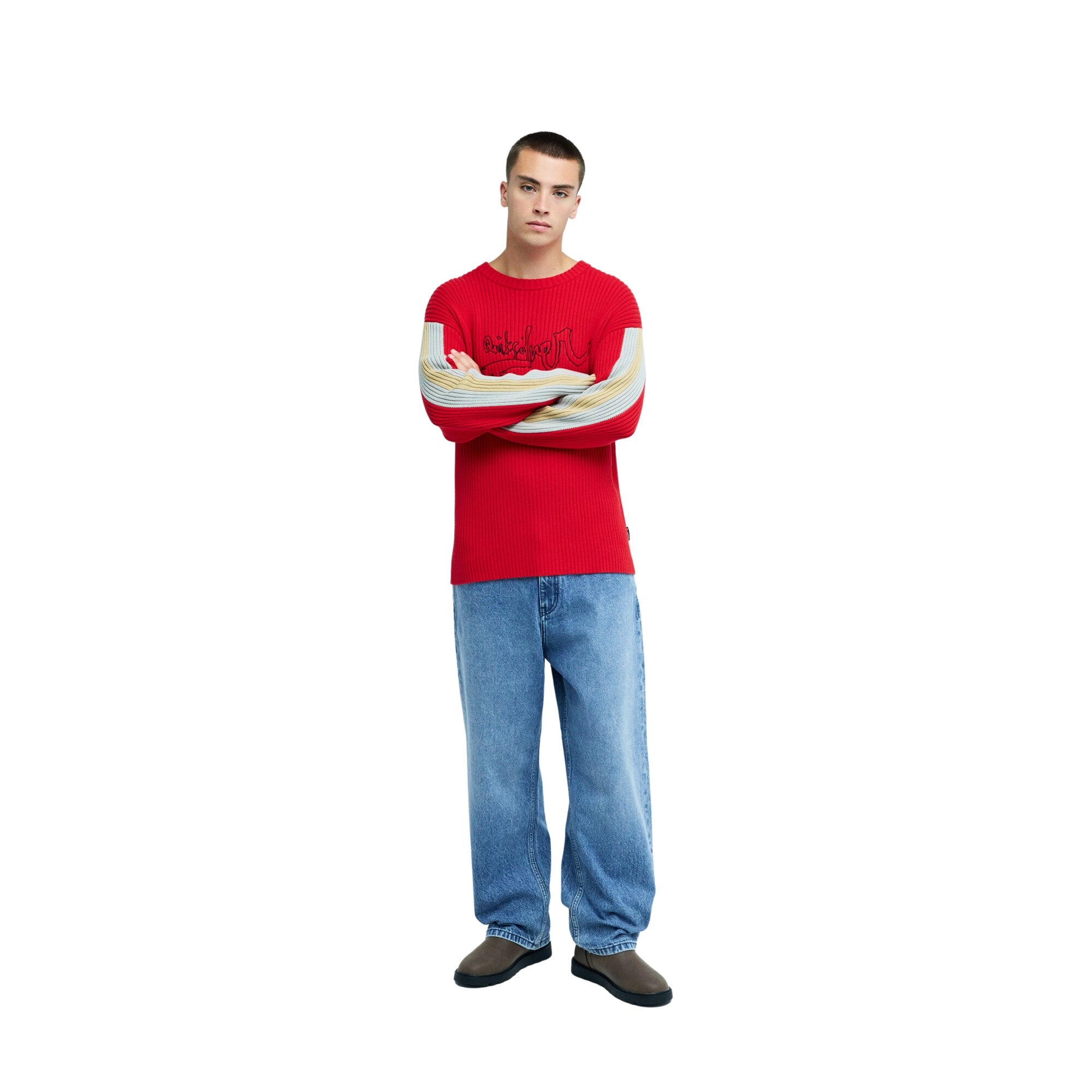 Jersey de hombre YG Scrimbler Quiksilver - Rojo Rojo-5