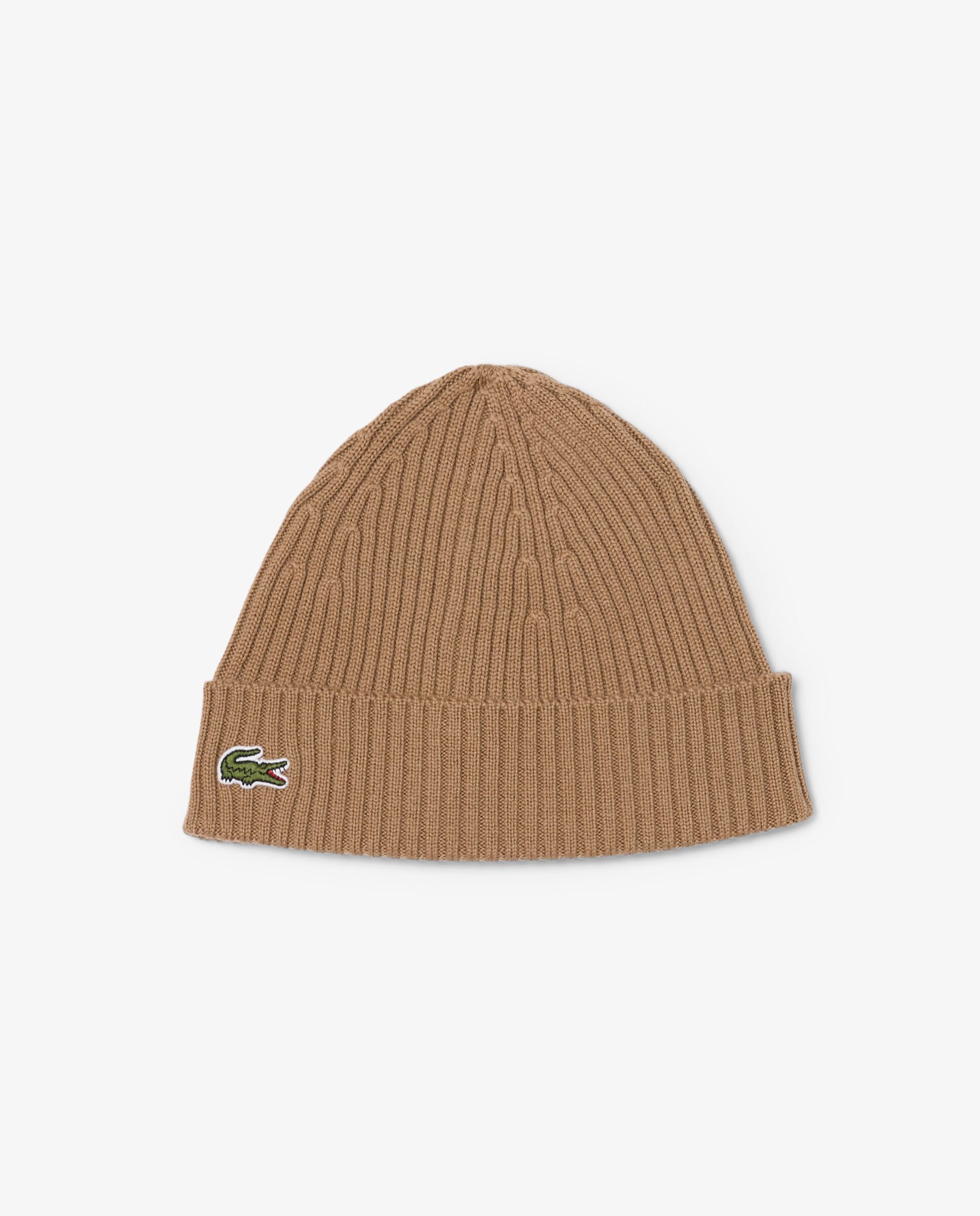 gorro de lana acanalada - Lacoste - Marrón Marrón-4