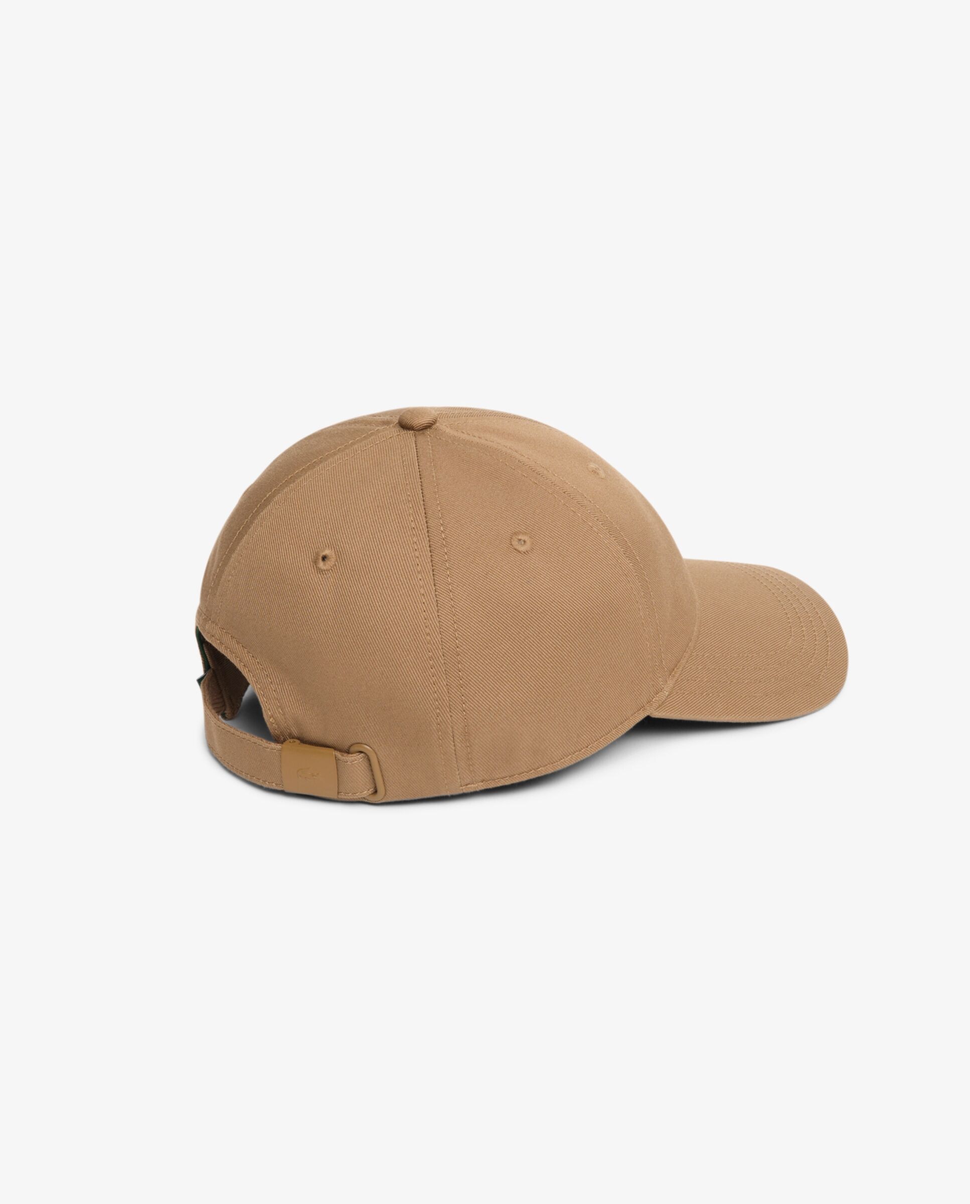 Gorra unisex de sarga de algodón - Lacoste - Marrón Marrón-3
