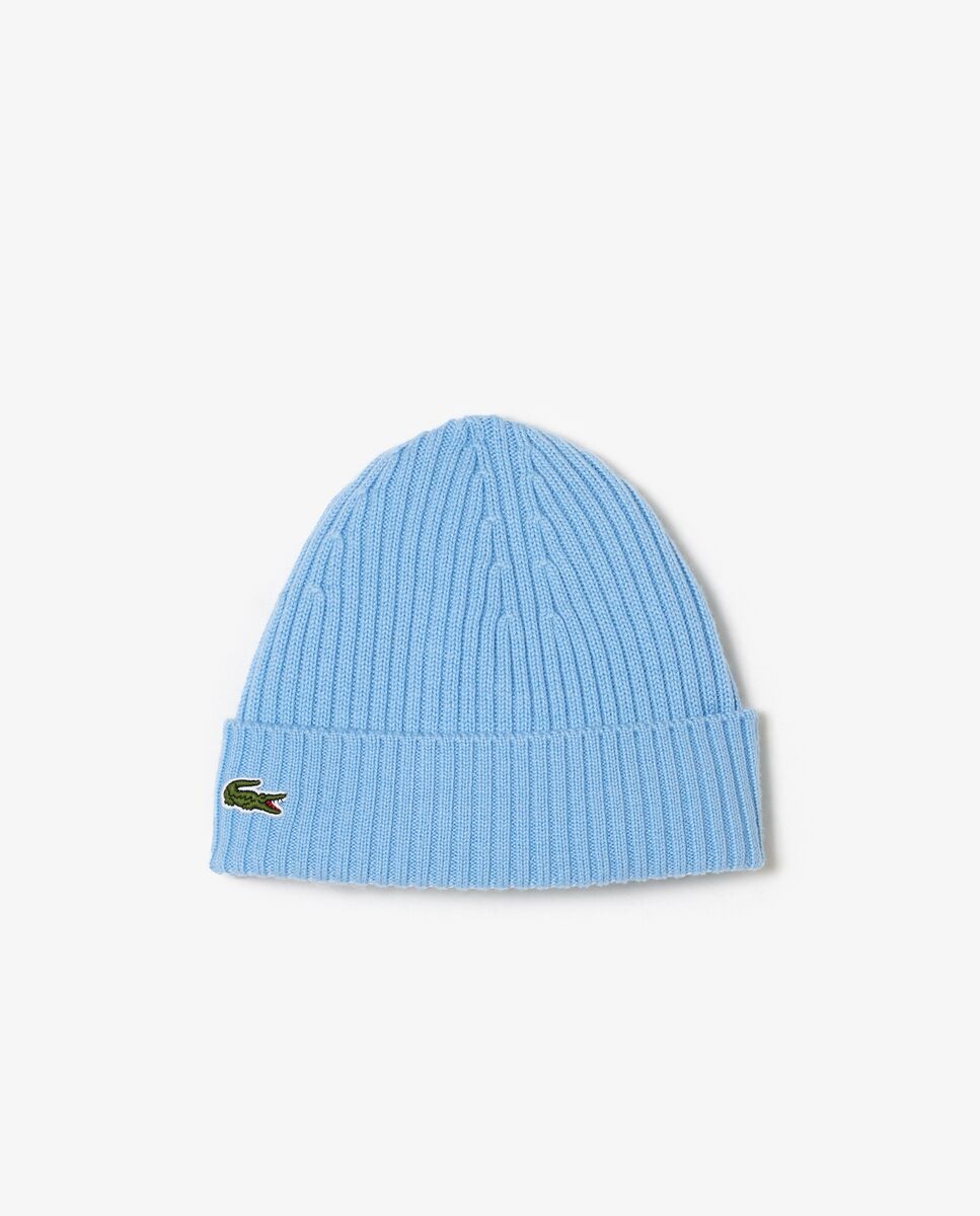 Imagen 0 de Gorro de canalé de lana cepillada Negro