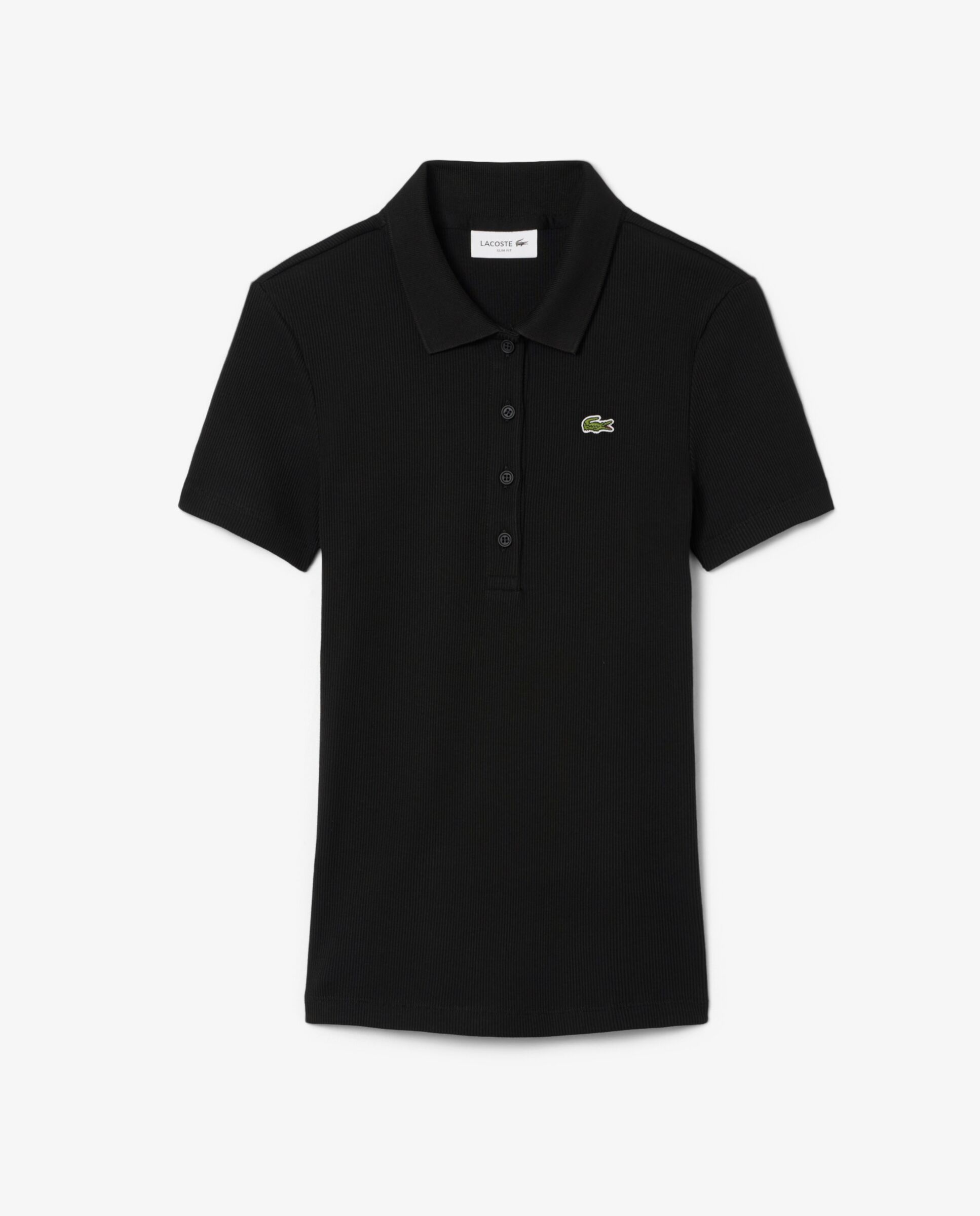 Polo de mujer Lacoste en algodón ecológico - Negro Negro-6