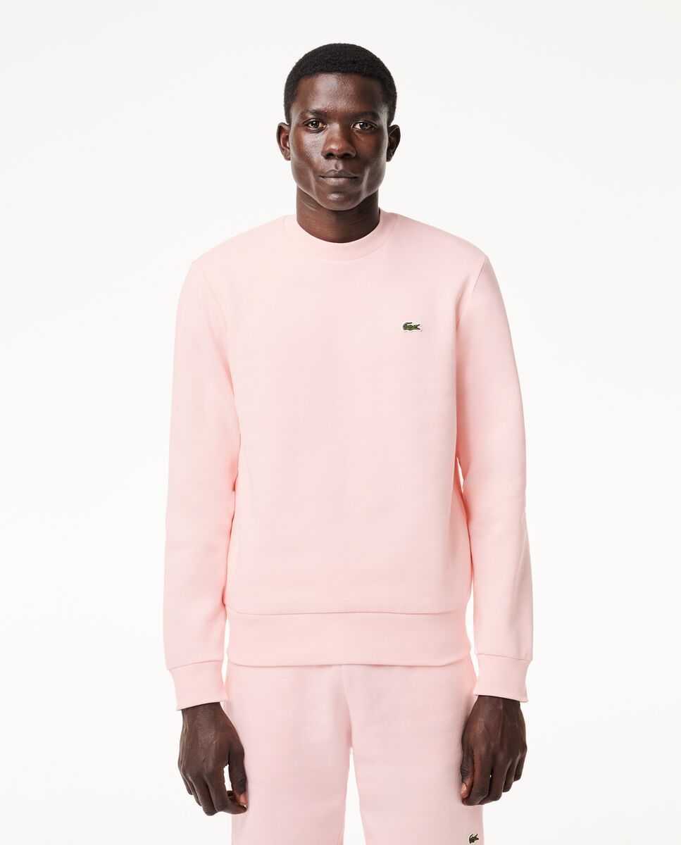 Lacoste - Sudadera de hombre en algodón ecológico cepillado.