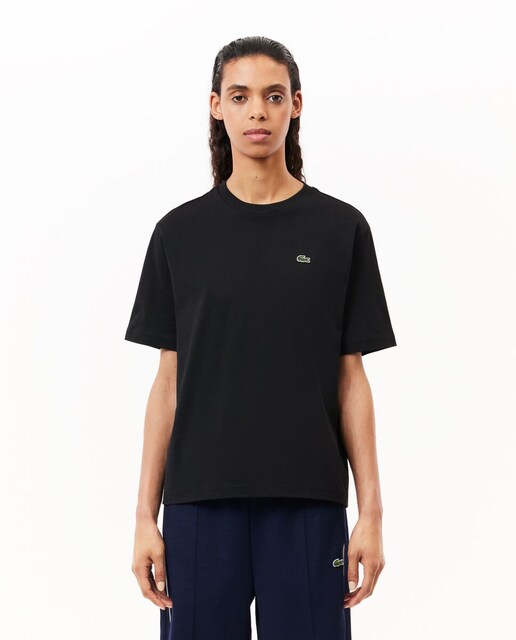 Imagen 0 de Camiseta de mujer holgada de algodón suave y manga corta
