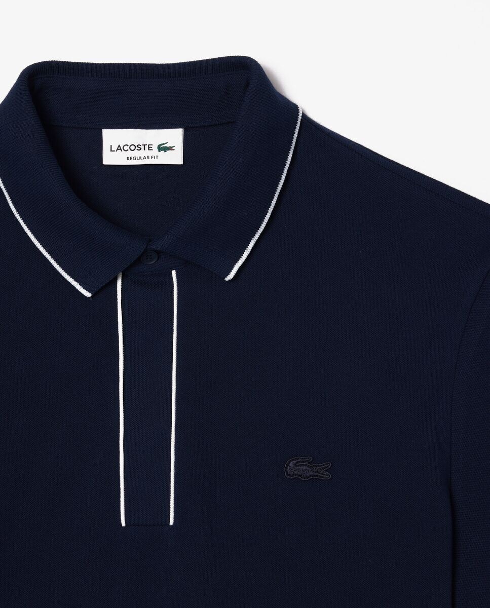 Polo de hombre Smart Paris en algodón stretch con ribete a