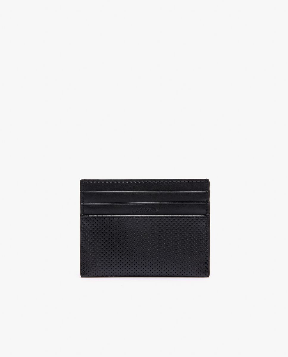 Set de regalo de cinturón de piel y tarjetero - Lacoste - Negro Negro-4