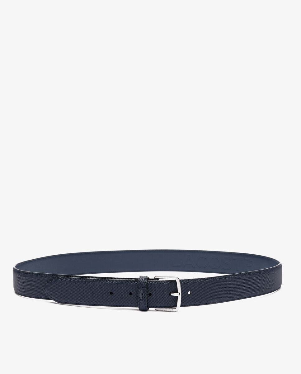 cinturón de efecto piqué - Lacoste - Azul oscuro Azul oscuro-2