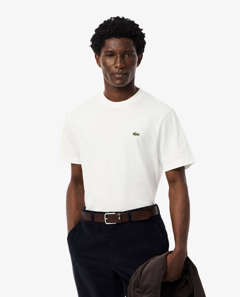 Lacoste - Camiseta de hombre de algodón de manga corta.