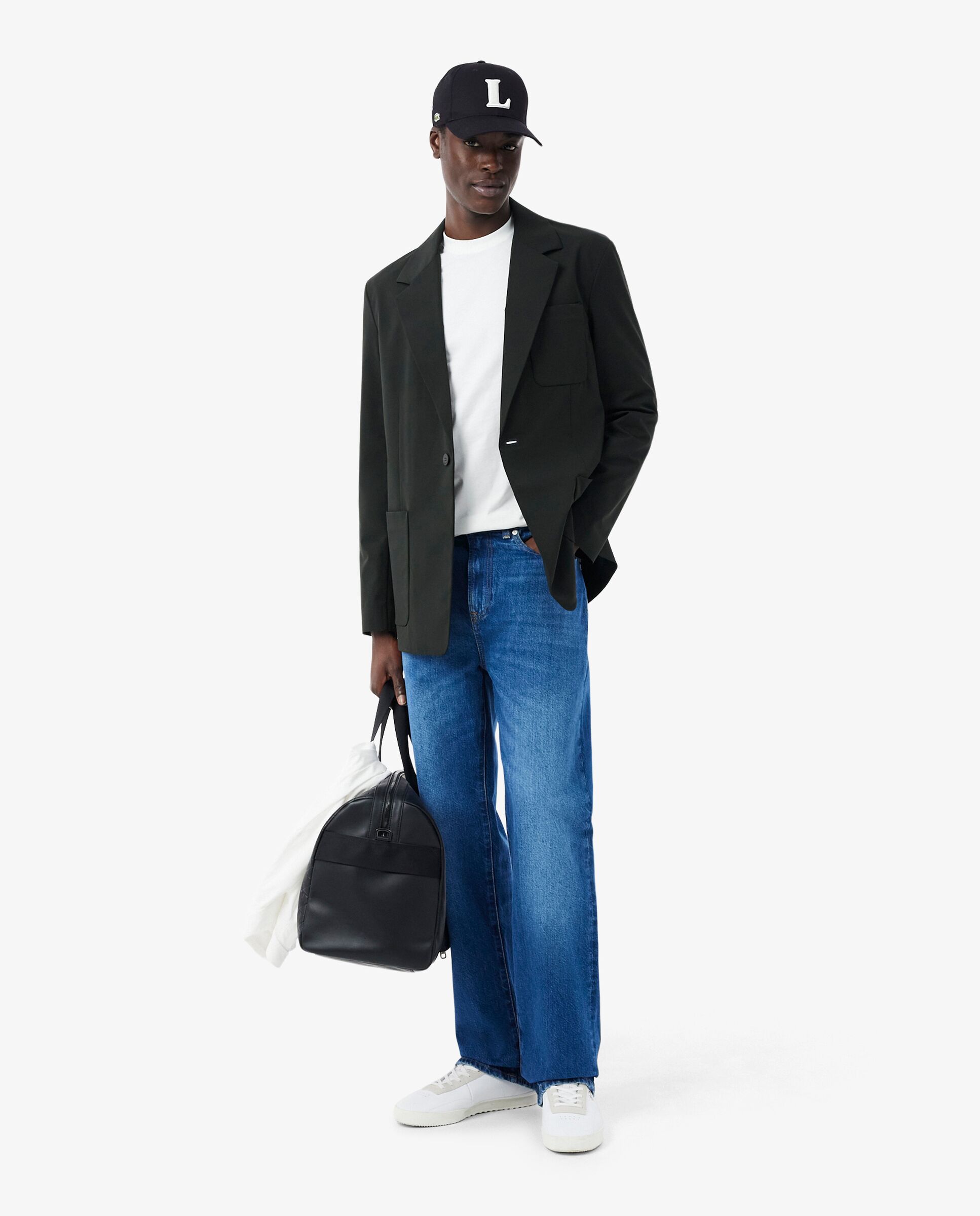 Gorra de sarga de hombre. - Lacoste - Negro Negro-2