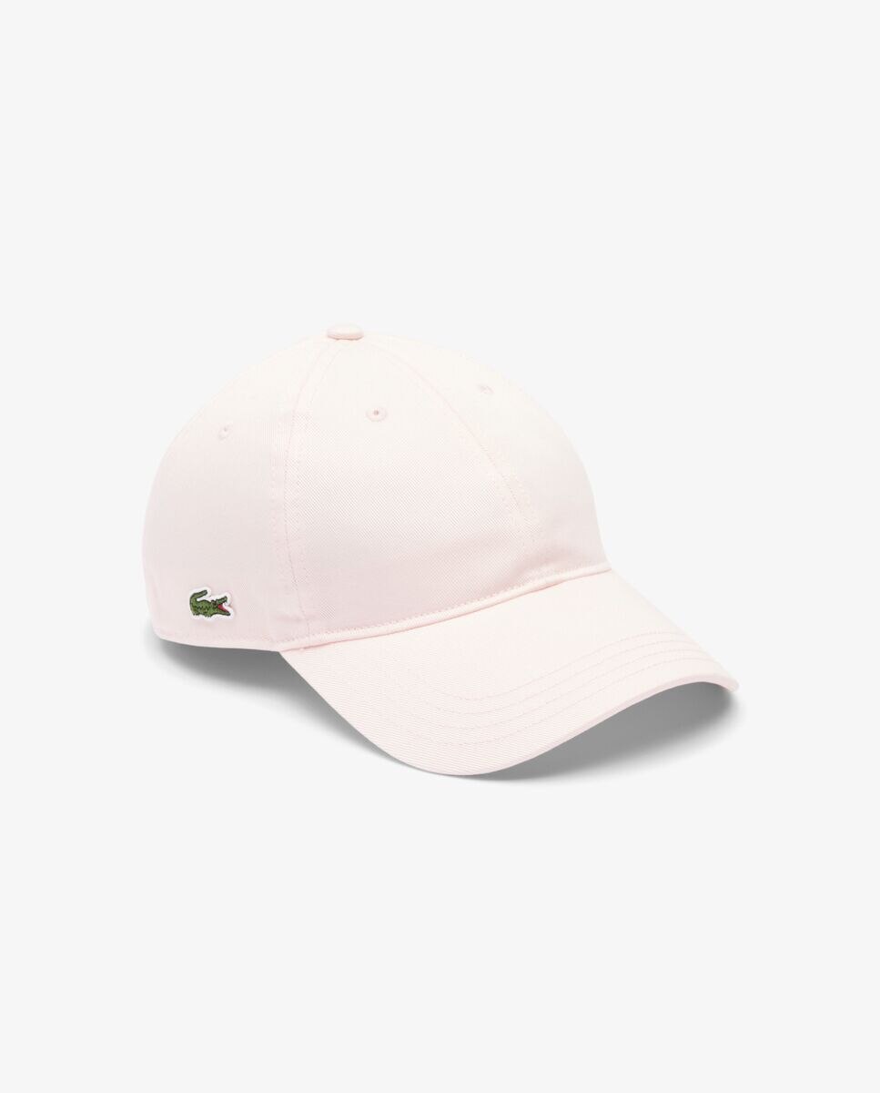 Gorra de sarga de algodón de hombre. - Lacoste - Rosa Rosa-1