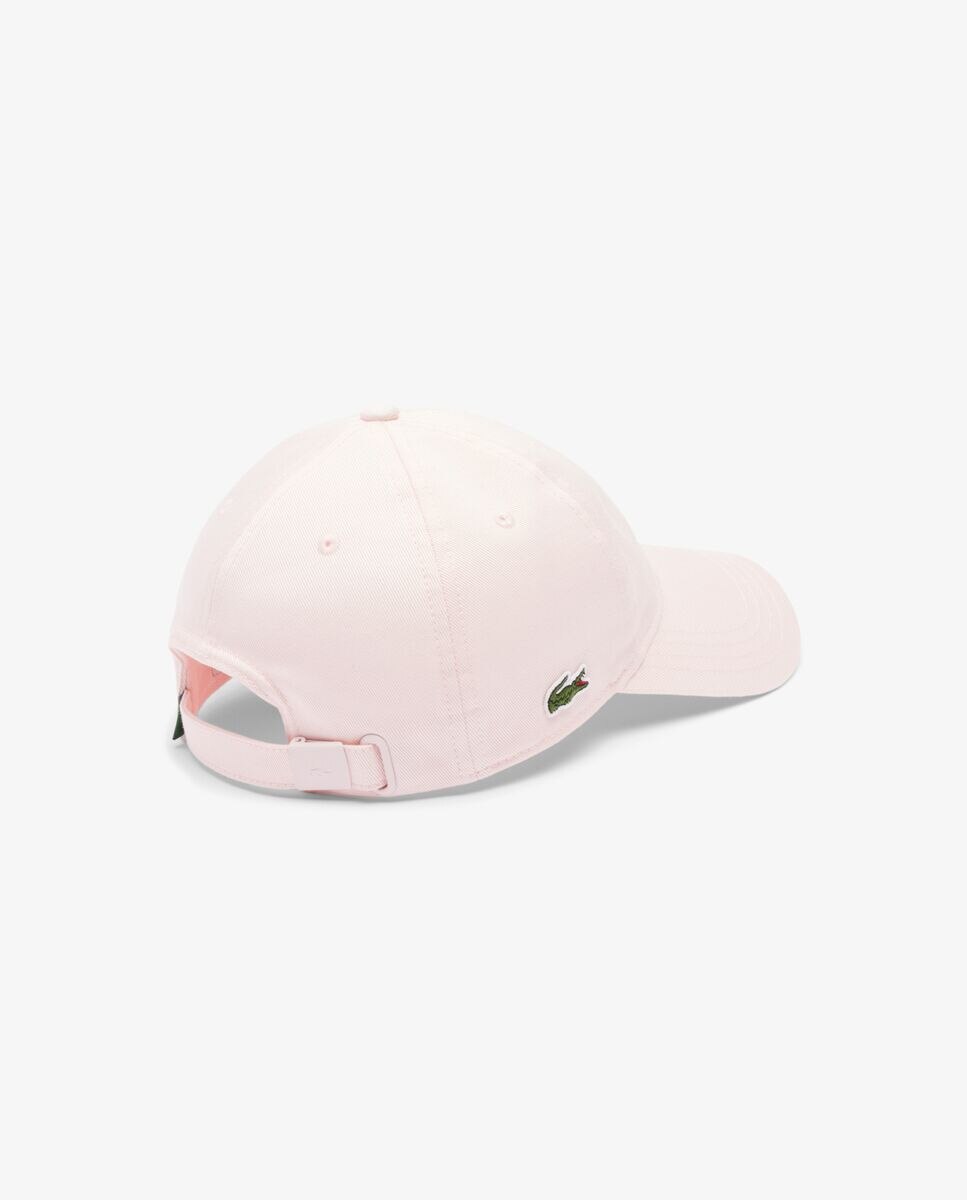 Gorra de sarga de algodón de hombre. - Lacoste - Rosa Rosa-3