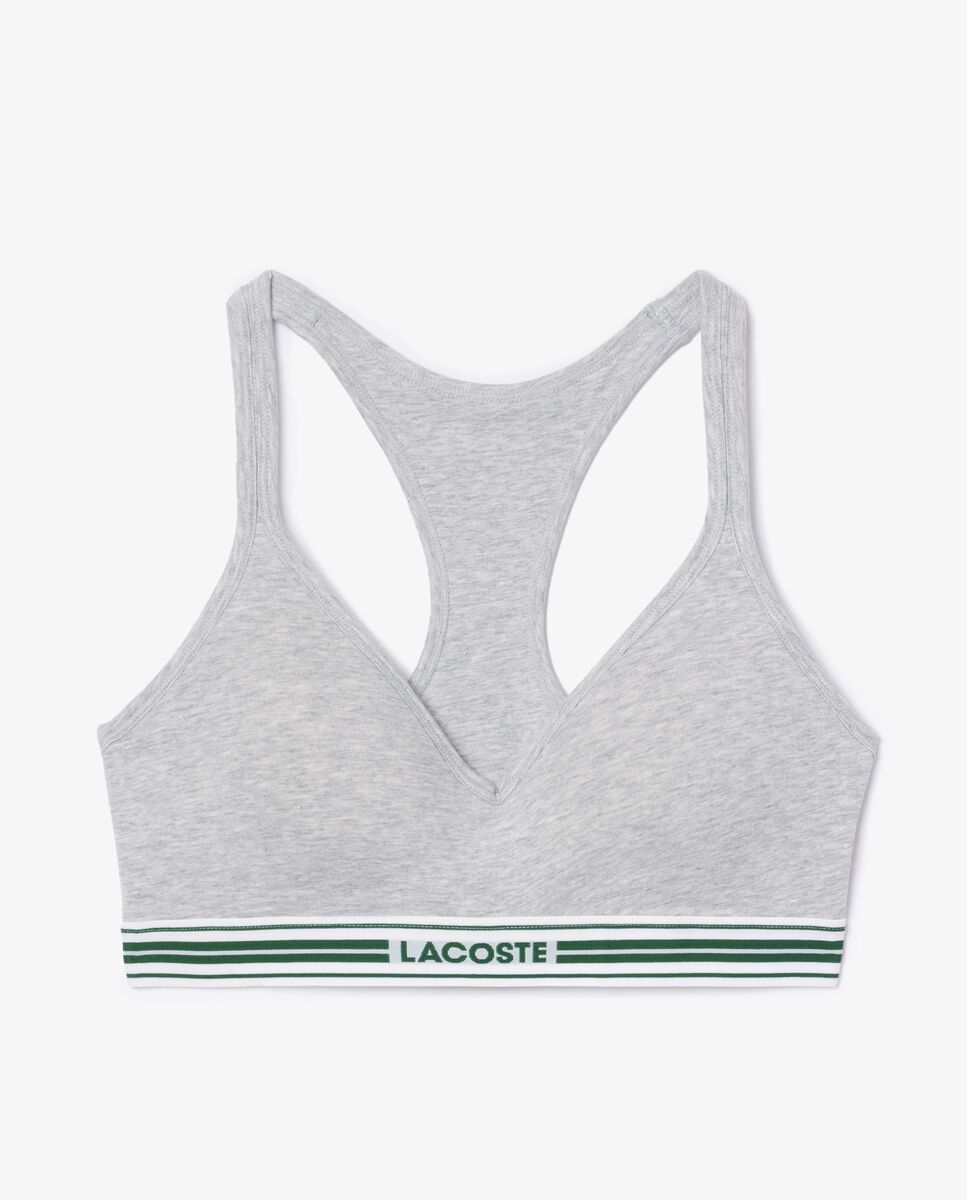 Sujetador deportivo de mujer - Lacoste - Gris claro Gris claro-1