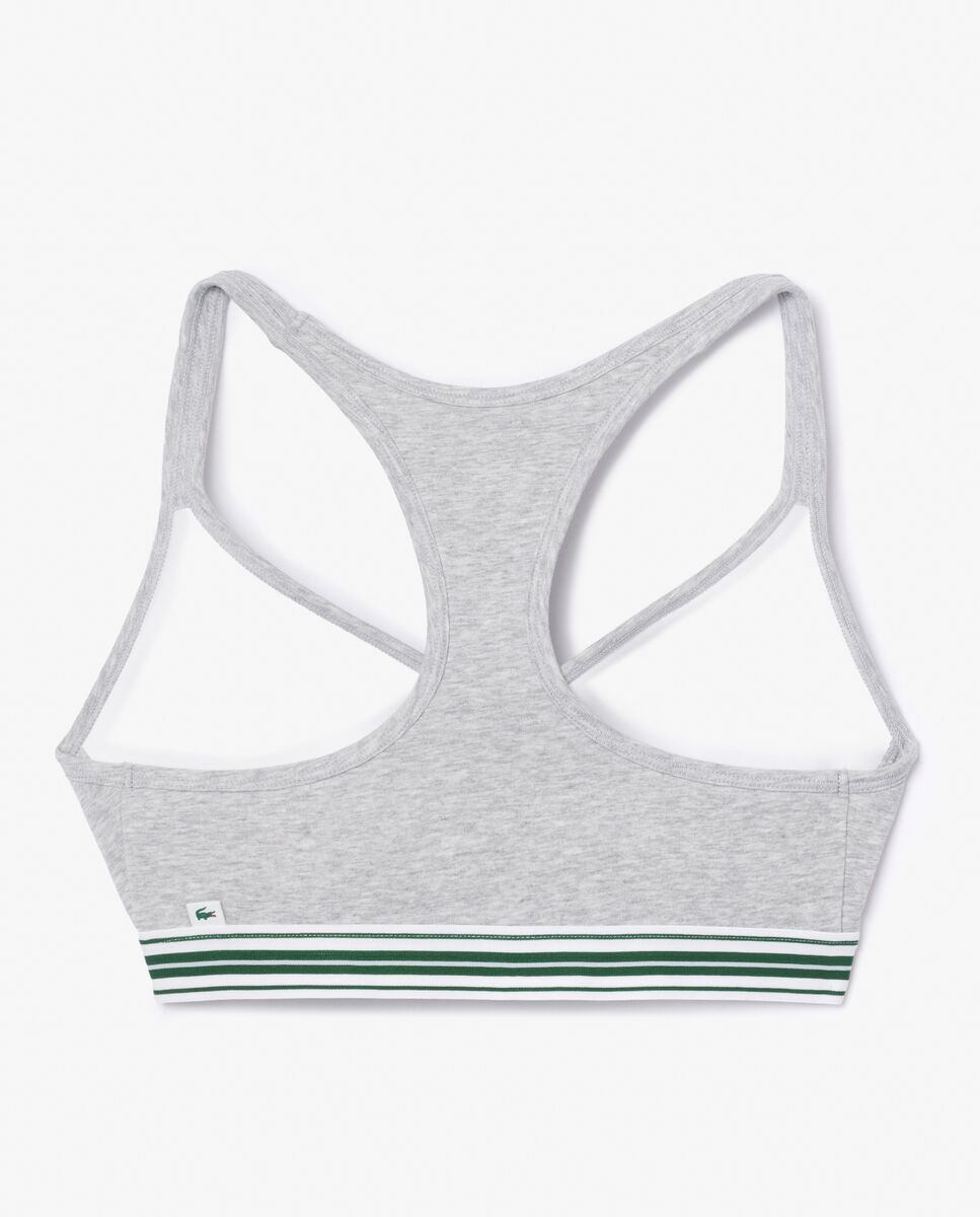 Sujetador deportivo de mujer - Lacoste - Gris claro Gris claro-2