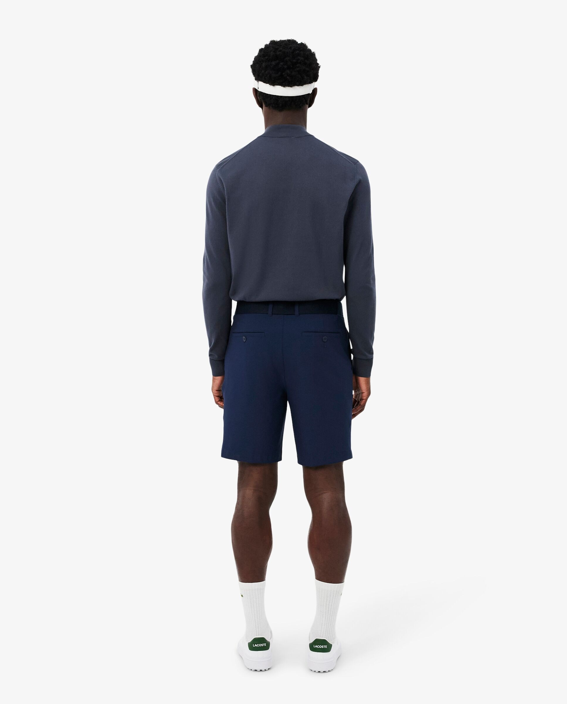 Imagen 2 de Bermudas de golf de hombre de tejido Ultra Dry Lacoste - Azul marino Azul marino