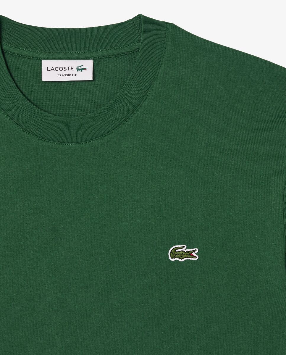 Lacoste - Camiseta de hombre de punto de algodón y manga corta.